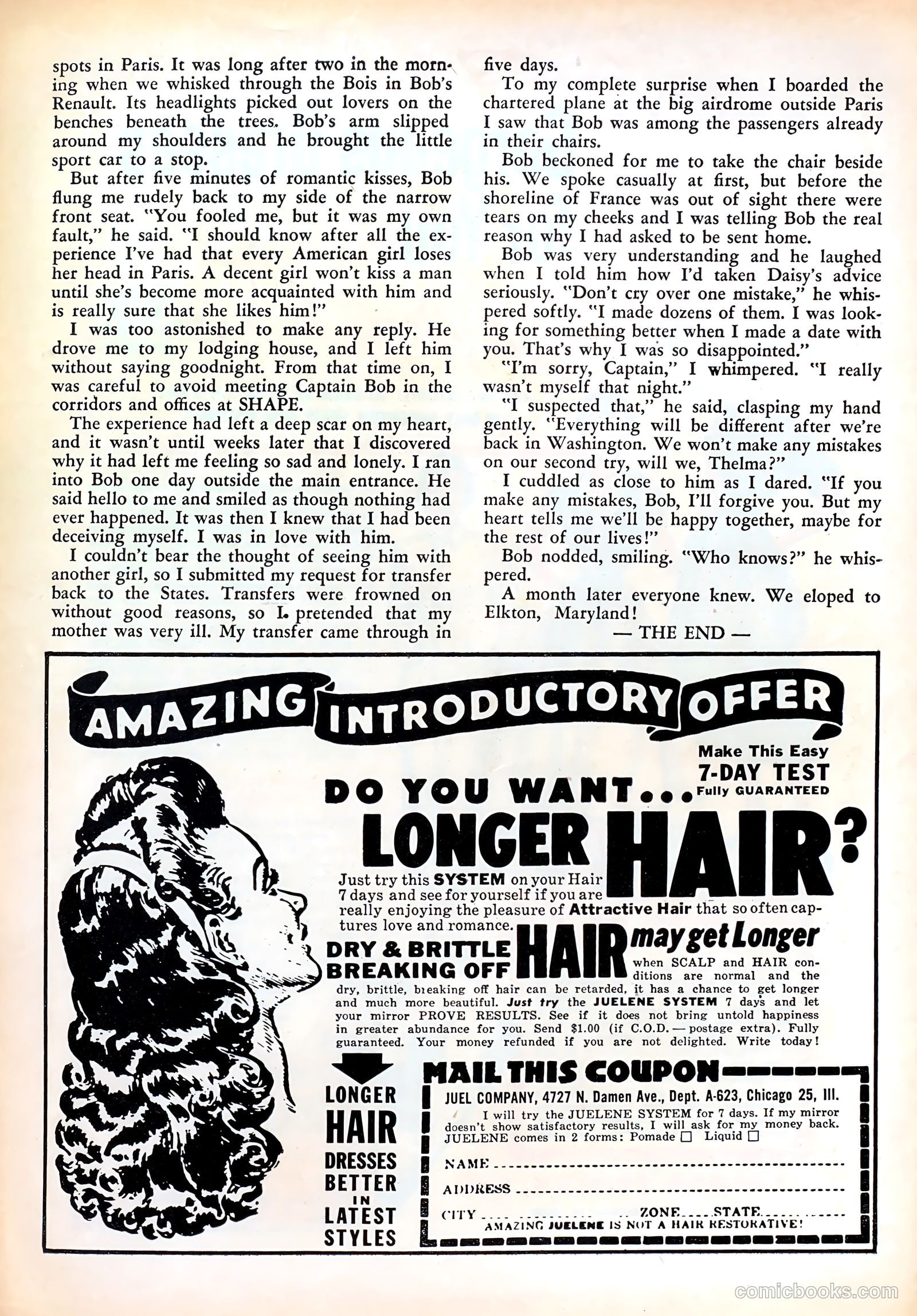 Wartime Romances #8 — page 35 of 36
