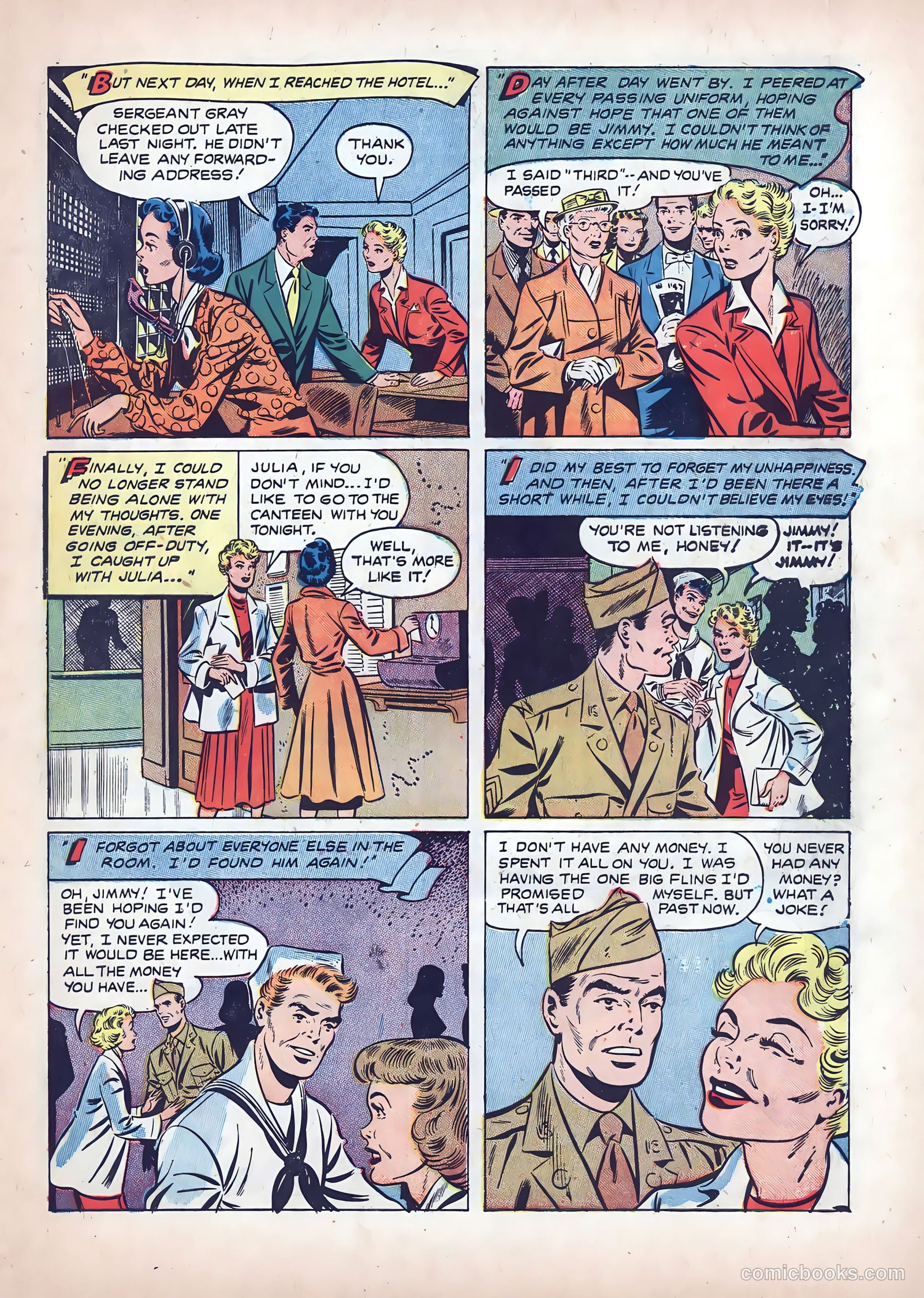 Wartime Romances #9 — page 7 of 36