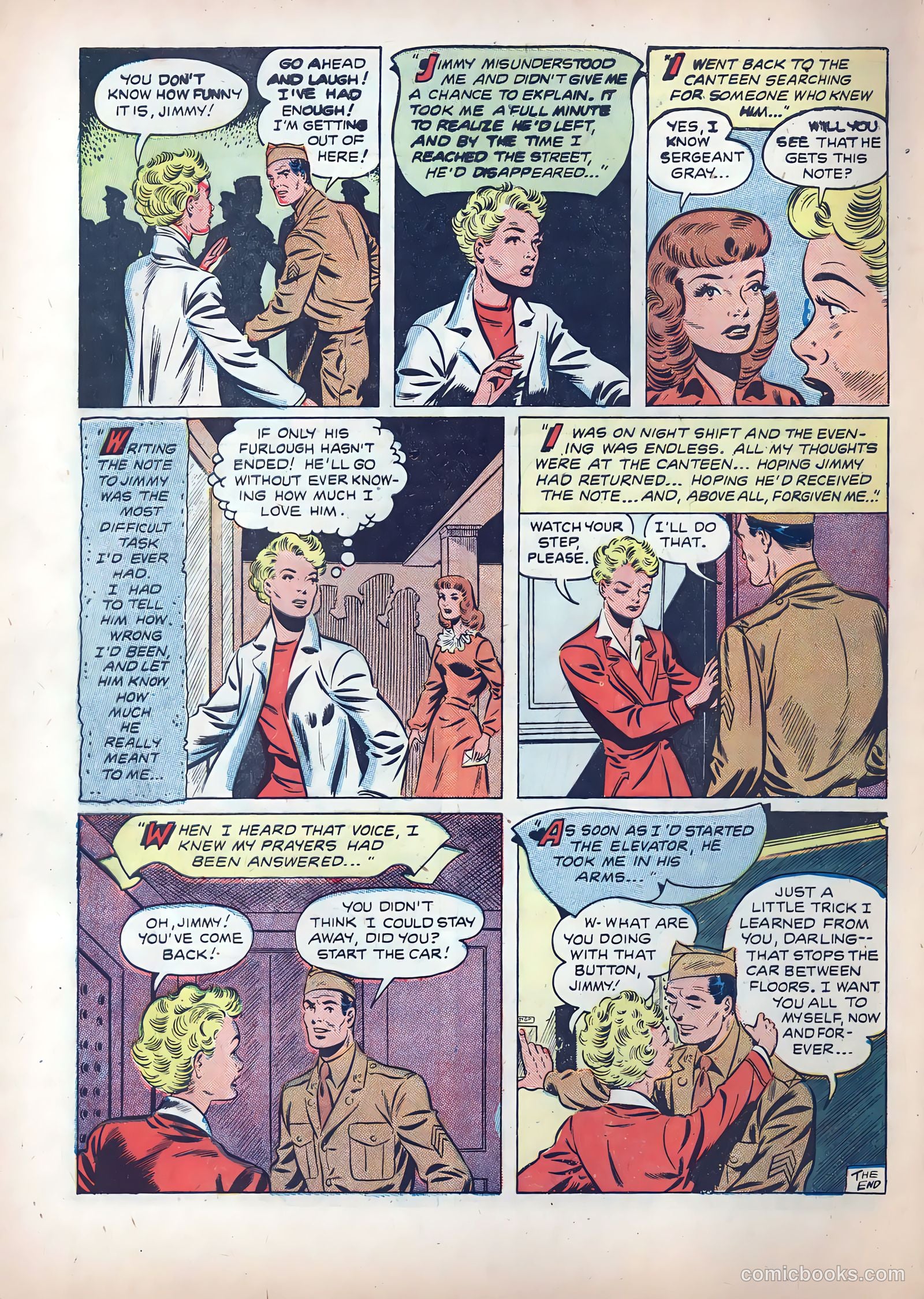 Wartime Romances #9 — page 8 of 36