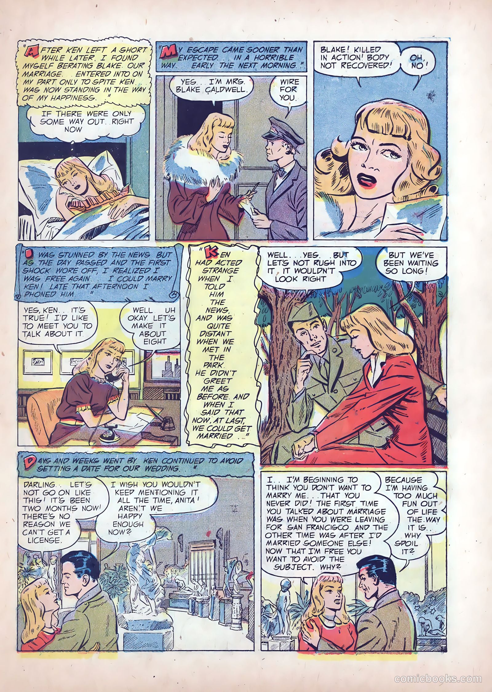 Wartime Romances #9 — page 15 of 36