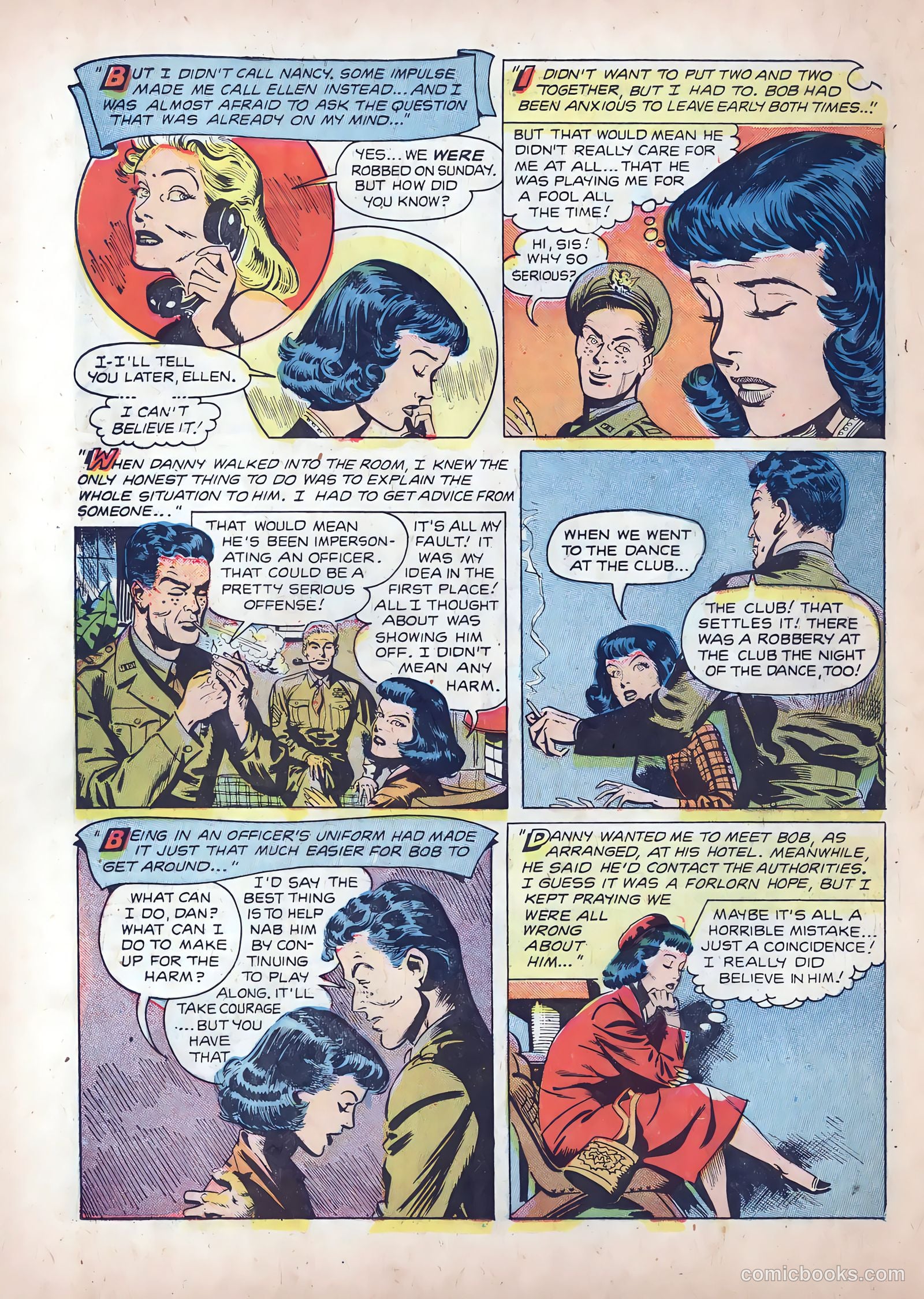Wartime Romances #9 — page 22 of 36