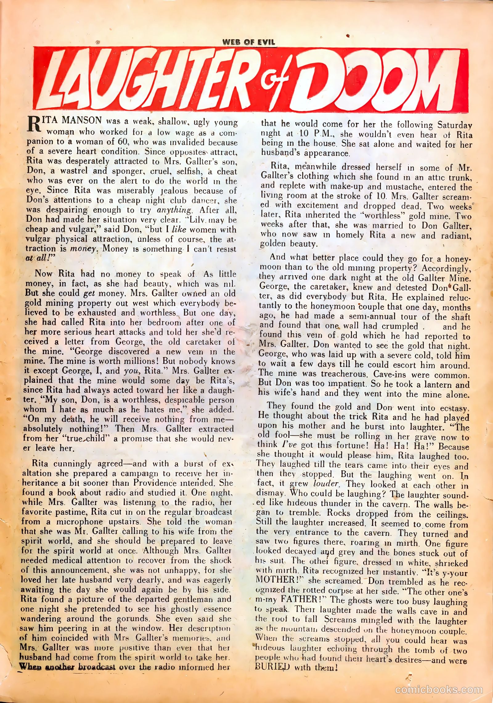 Web of Evil #1 — page 25 of 36