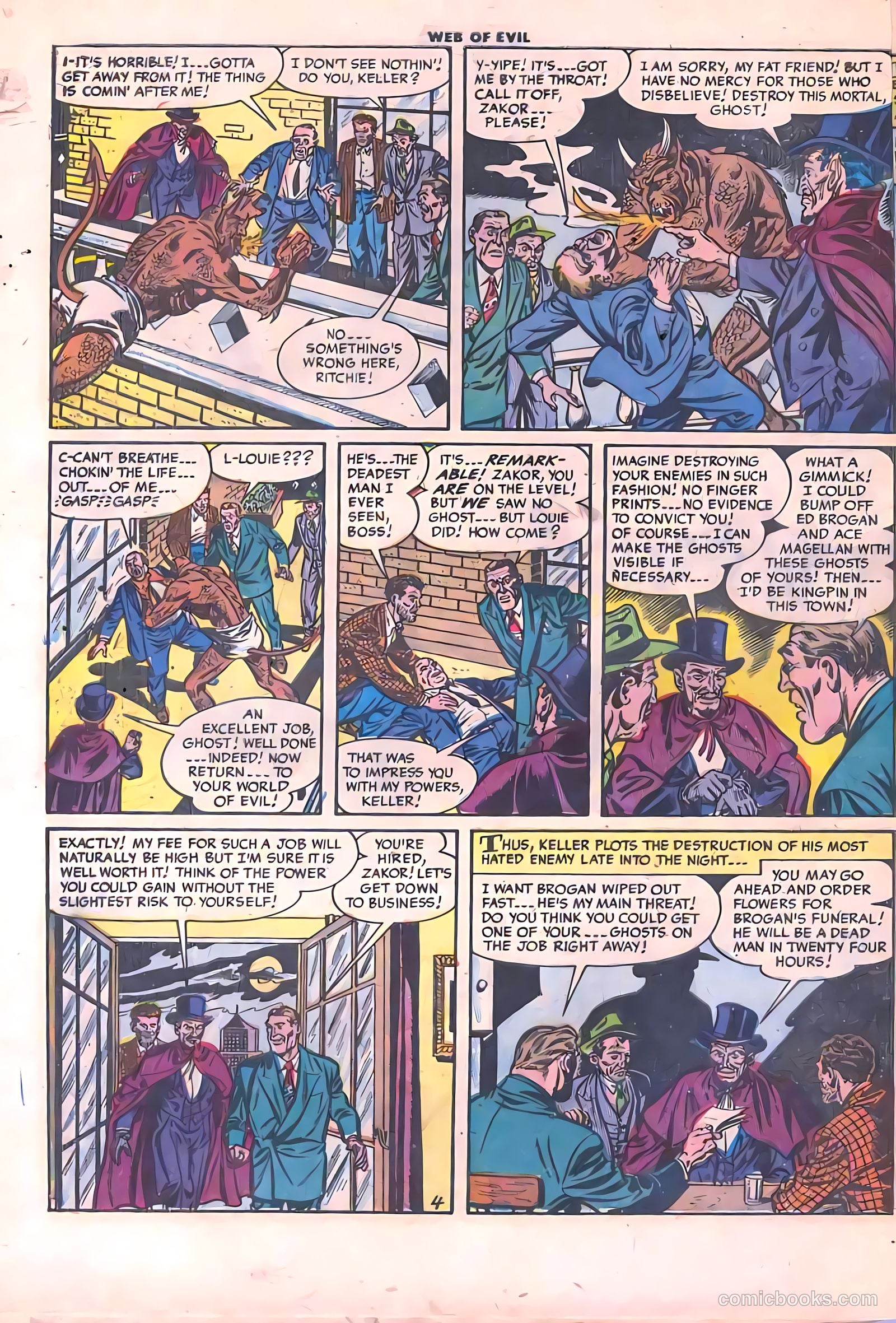 Web of Evil #16 — page 6 of 36