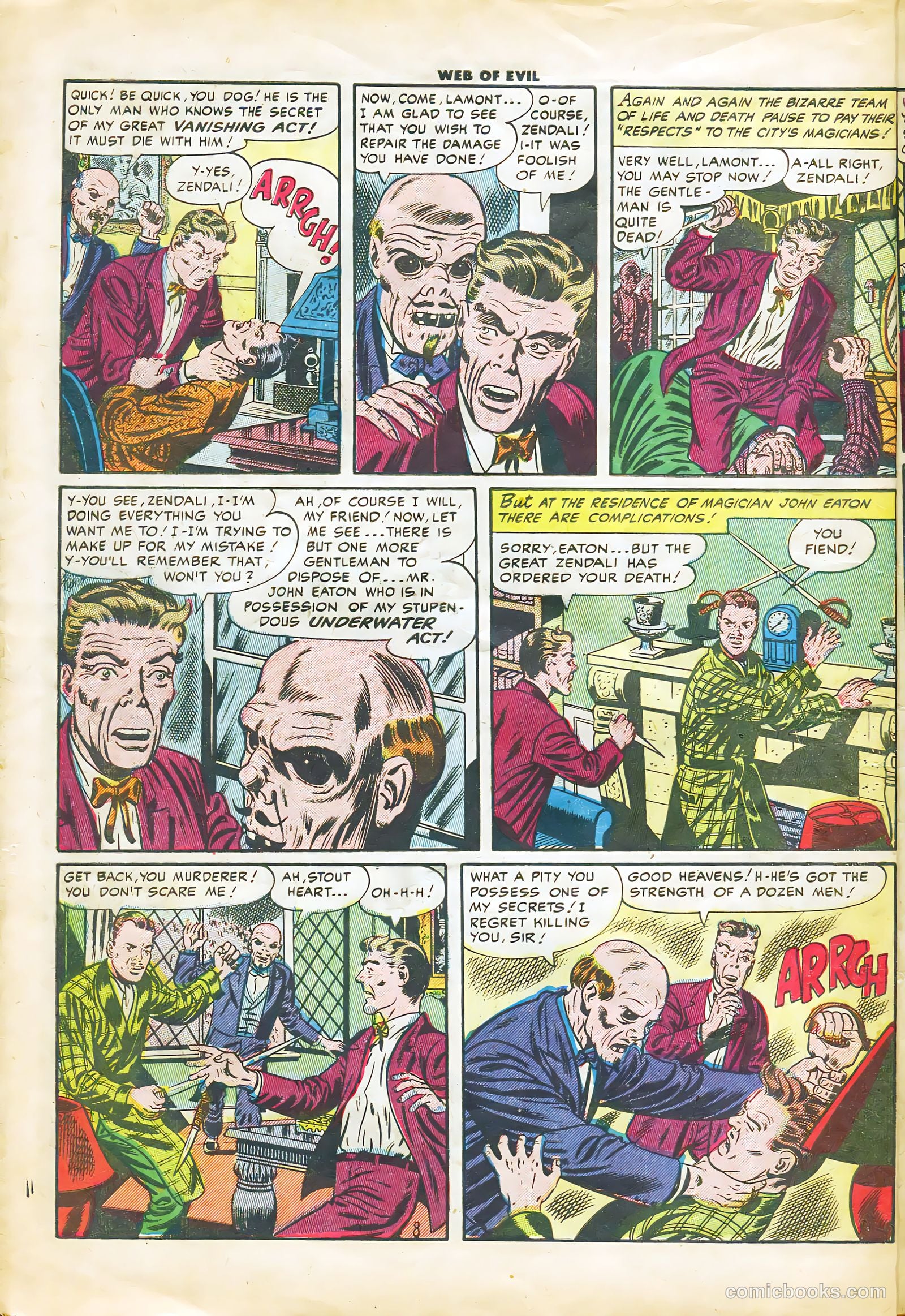 Web of Evil #17 — page 10 of 36