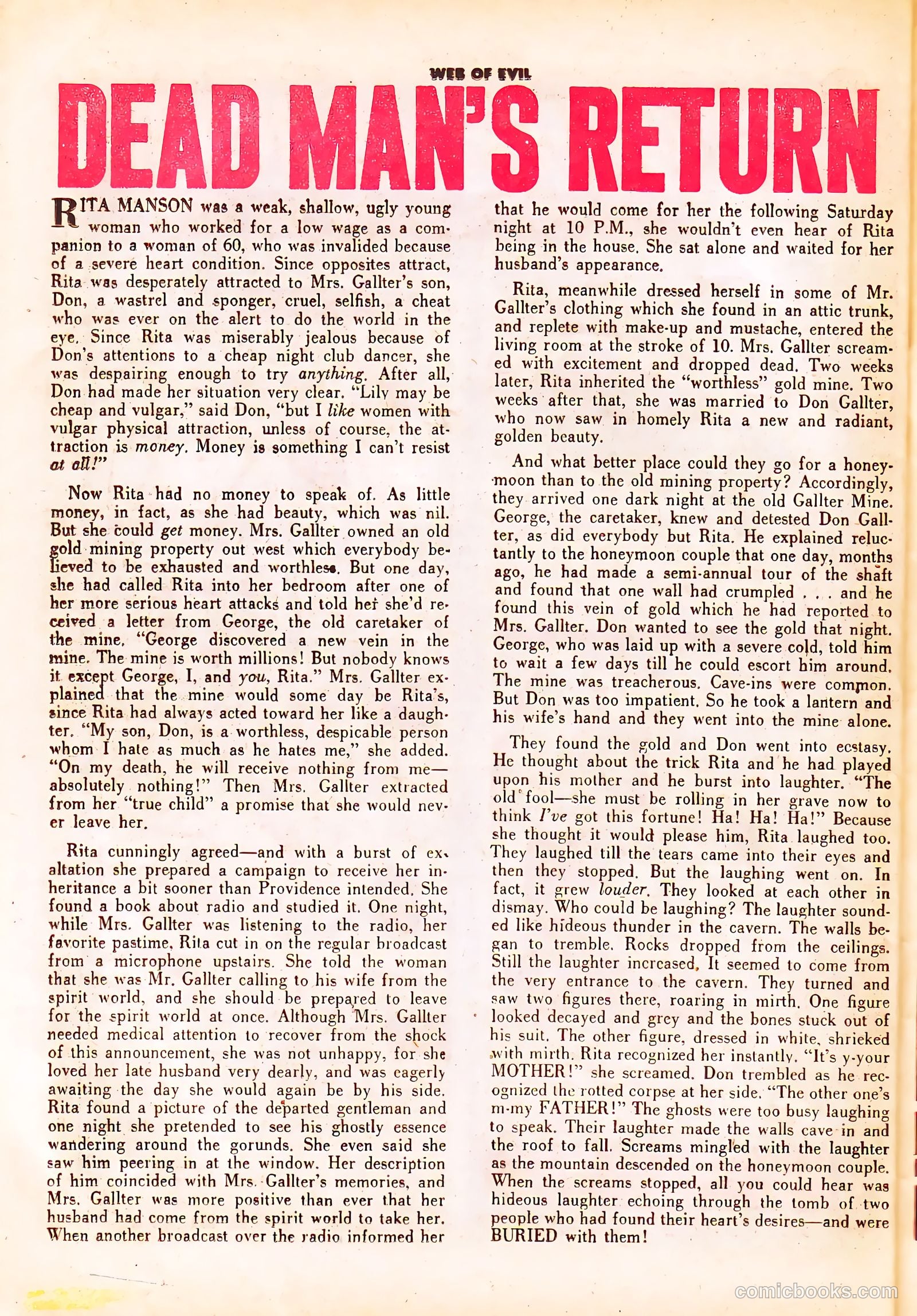 Web of Evil #18 — page 26 of 36