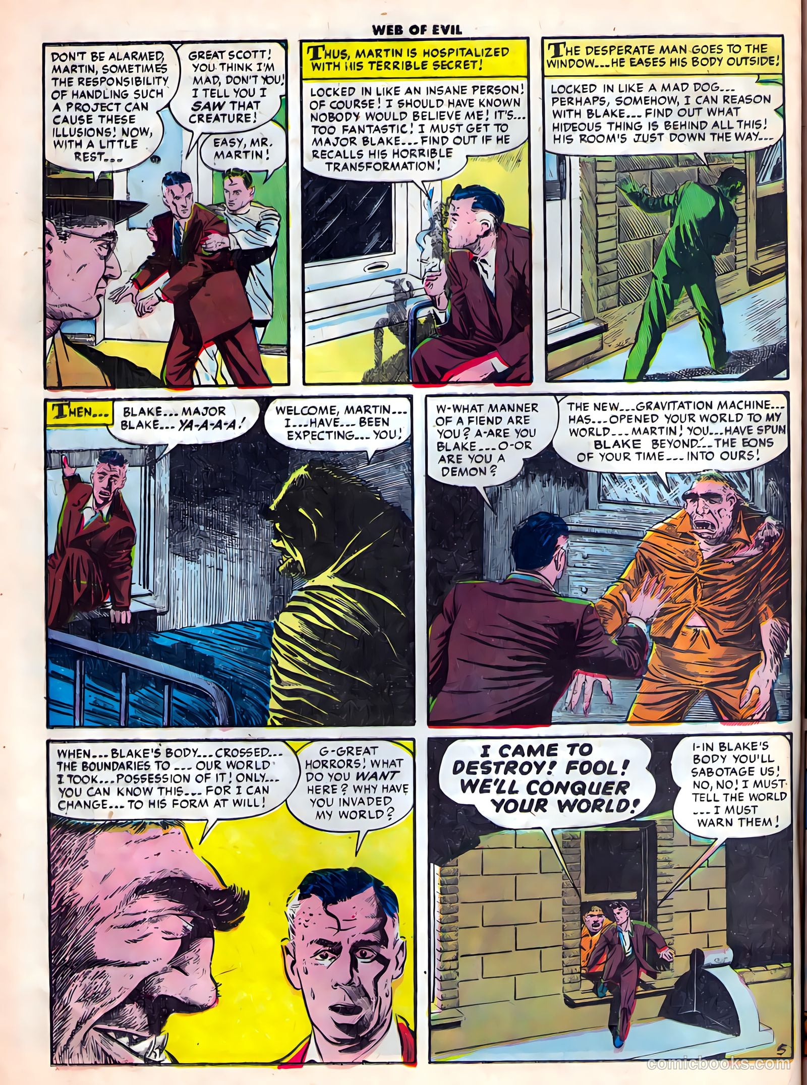 Web of Evil #19 — page 22 of 36