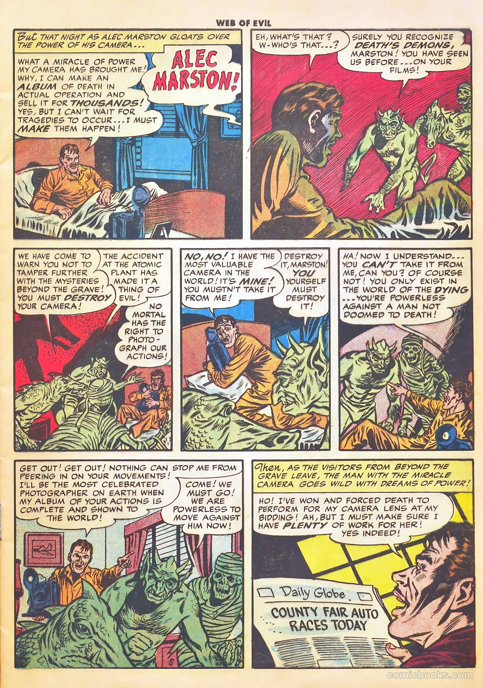 Web of Evil #21 — page 7 of 37