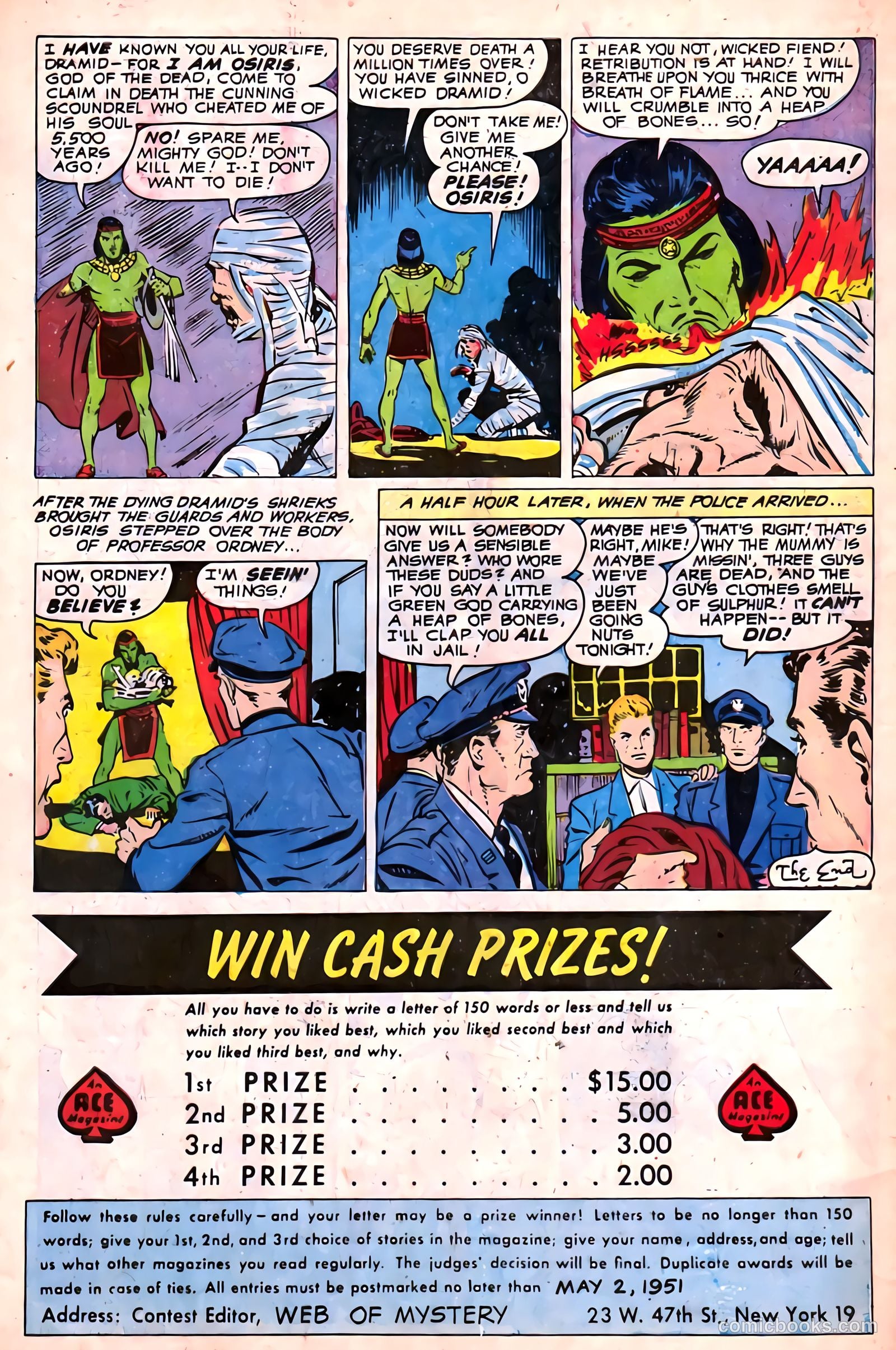 Web of Mystery #3 — page 34 of 36