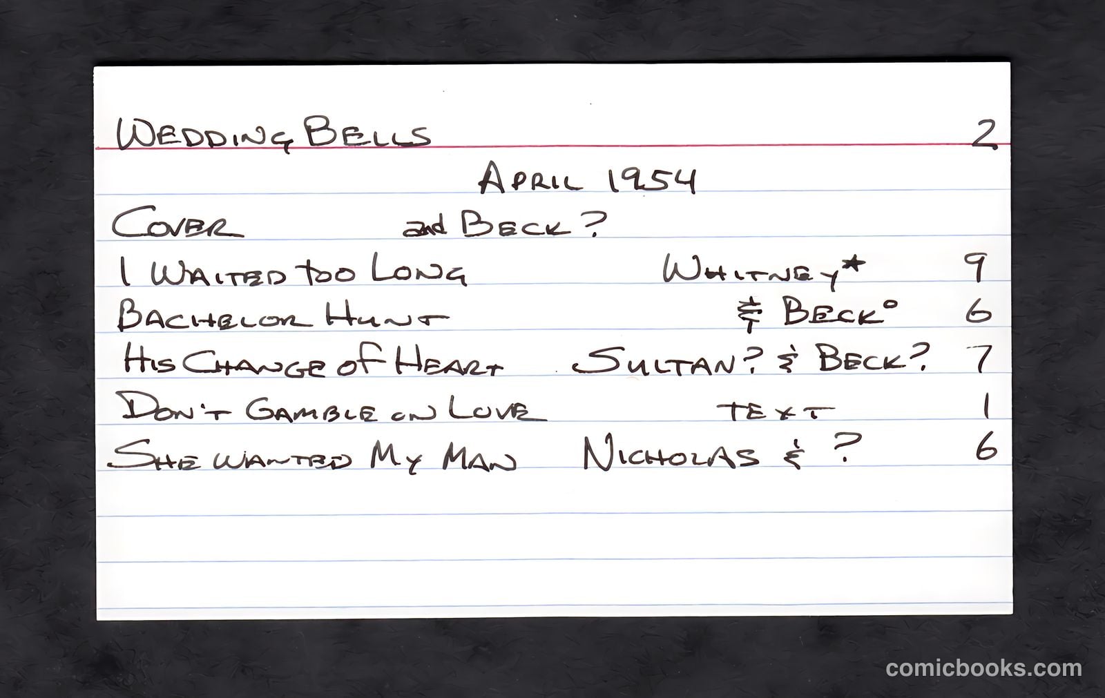 Wedding Bells #2 — page 37 of 37