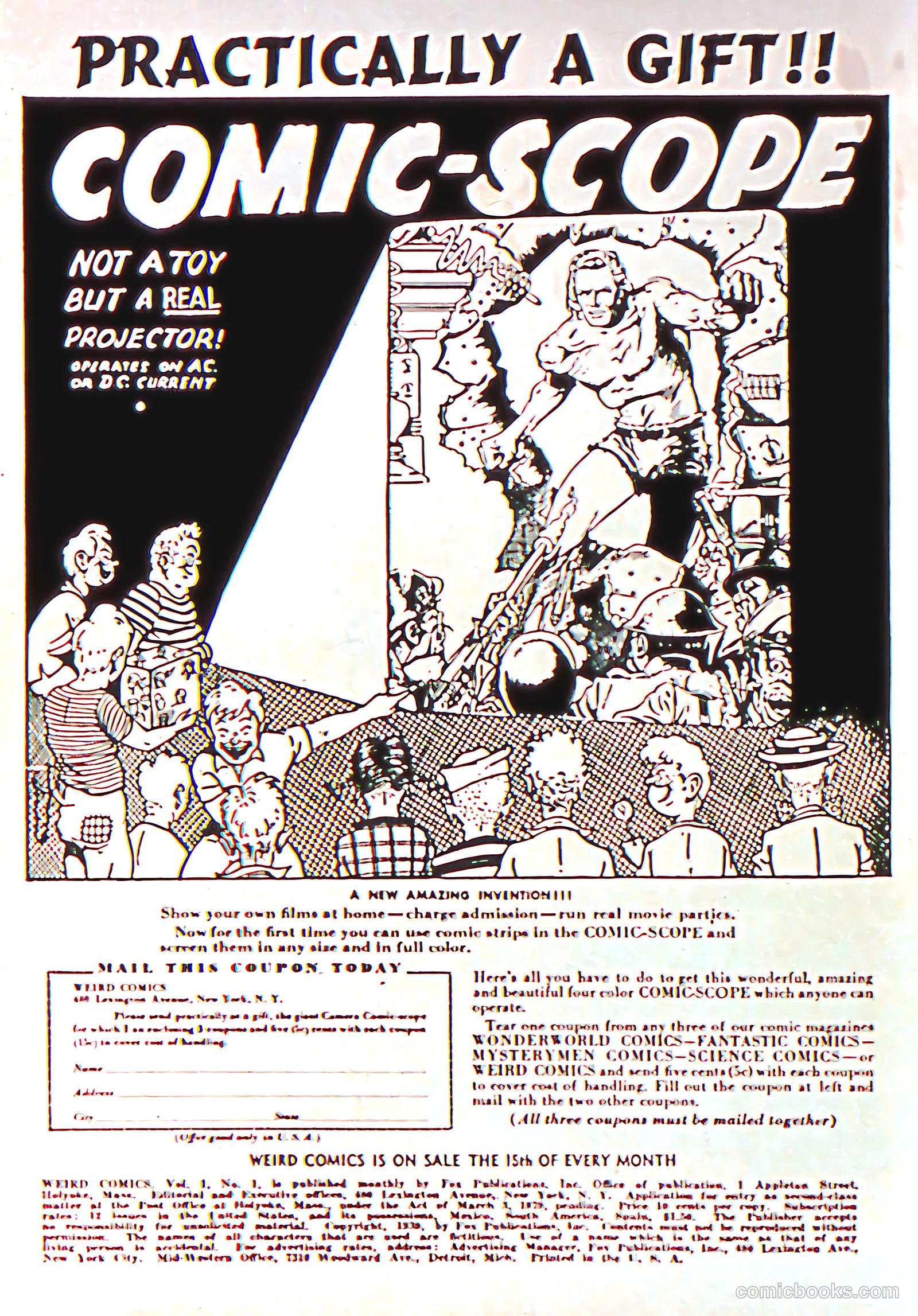 Weird Comics #1 — page 2 of 66