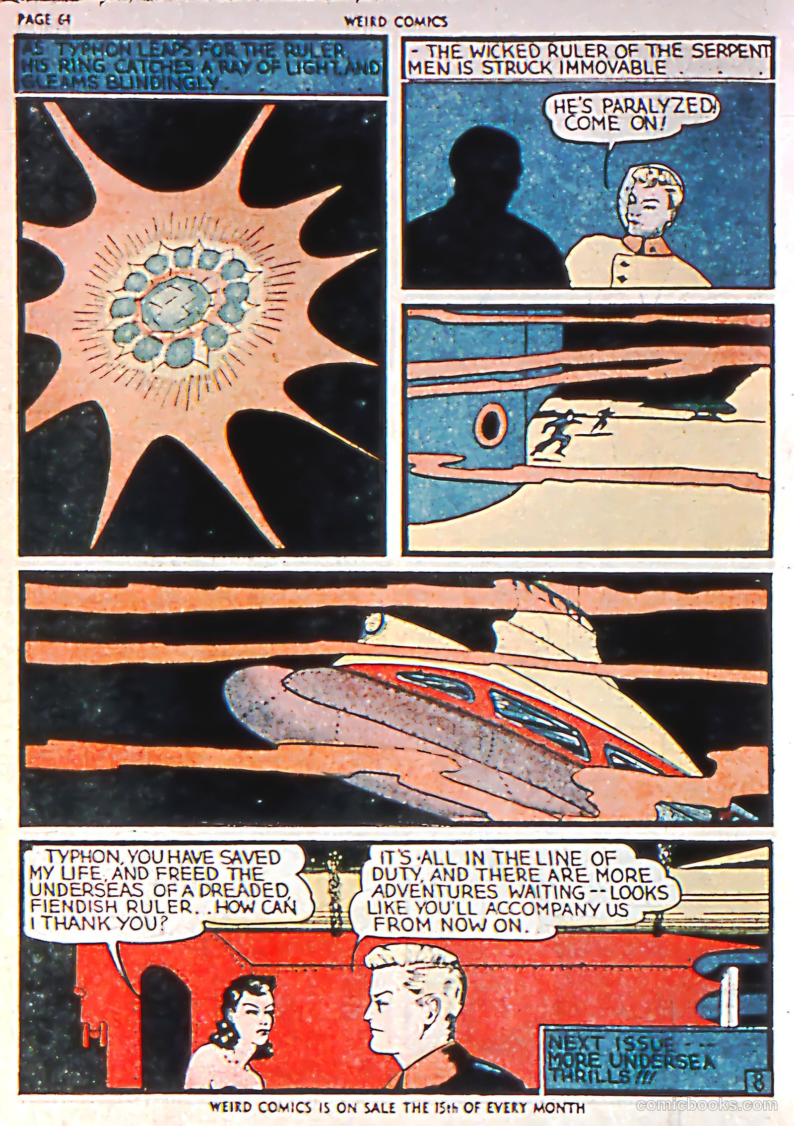 Weird Comics #1 — page 64 of 66