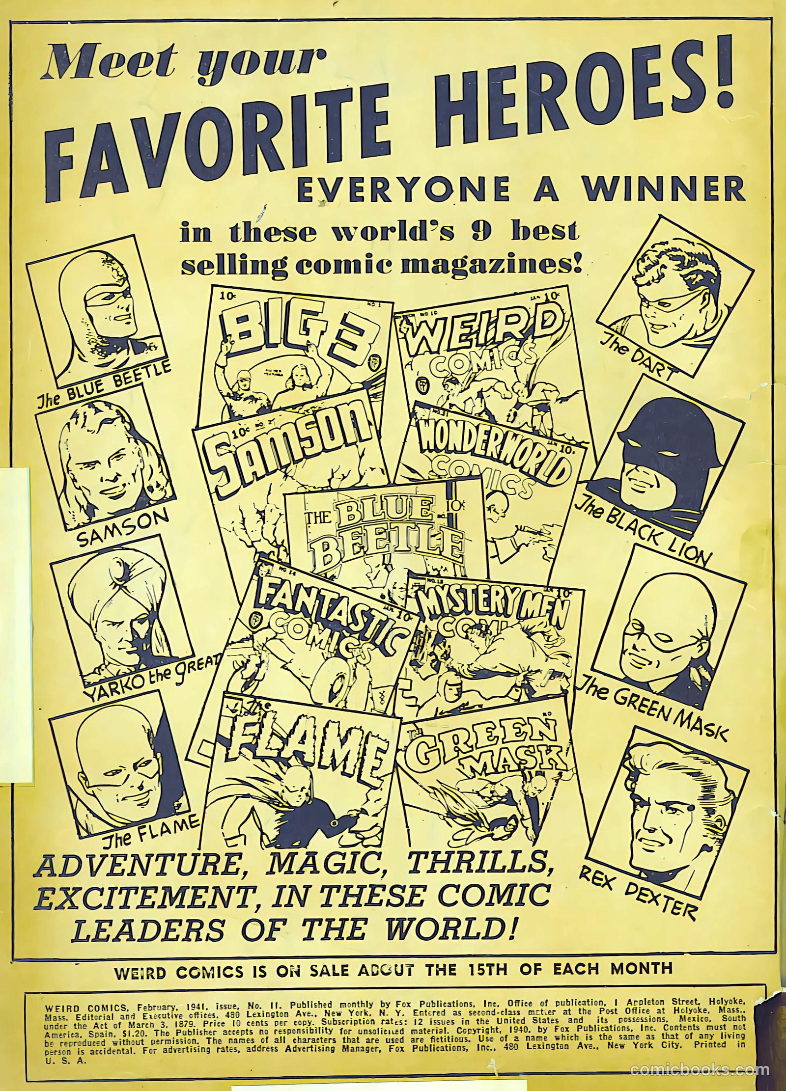 Weird Comics #11 — page 2 of 66