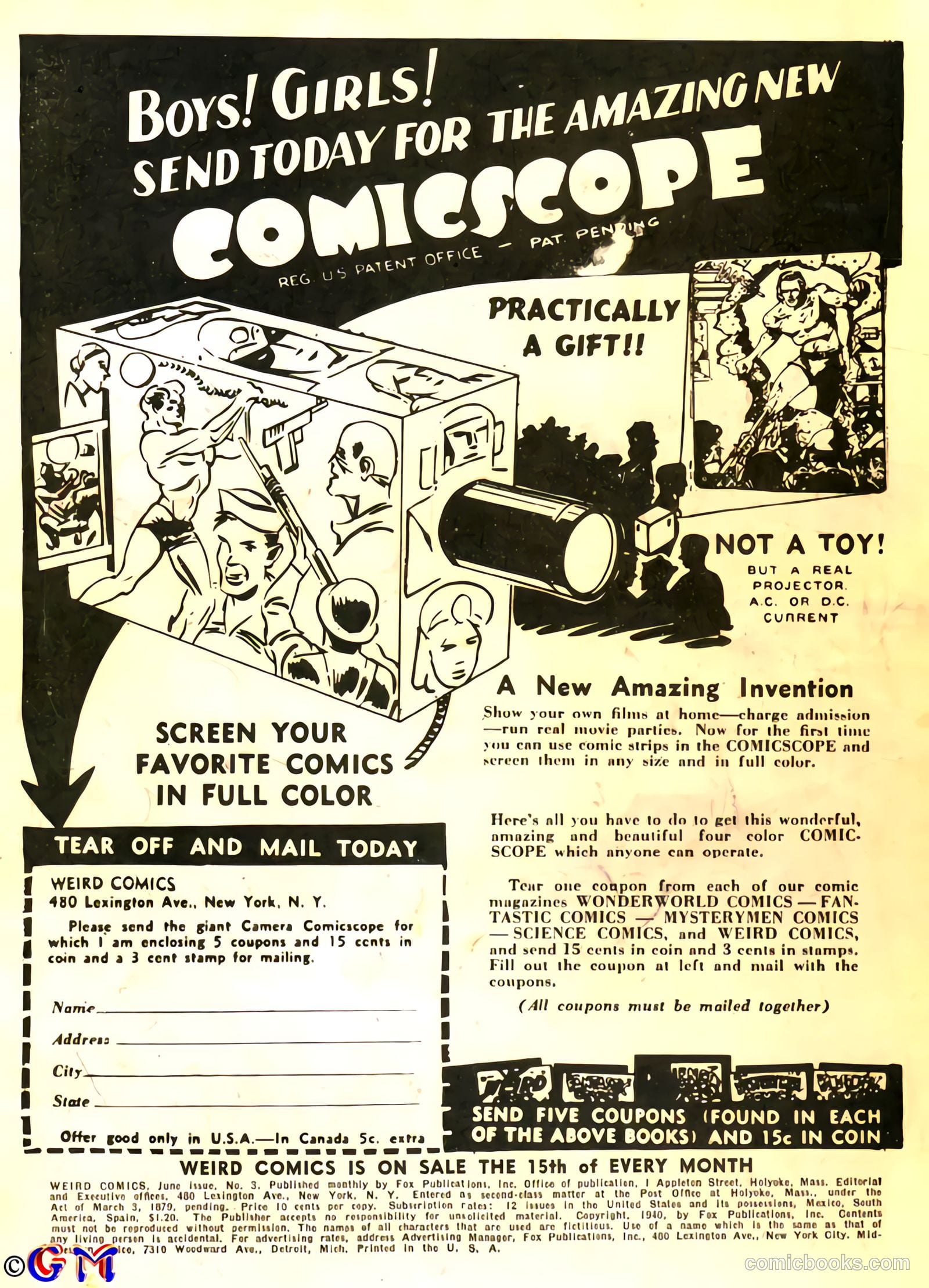 Weird Comics #3 — page 2 of 68