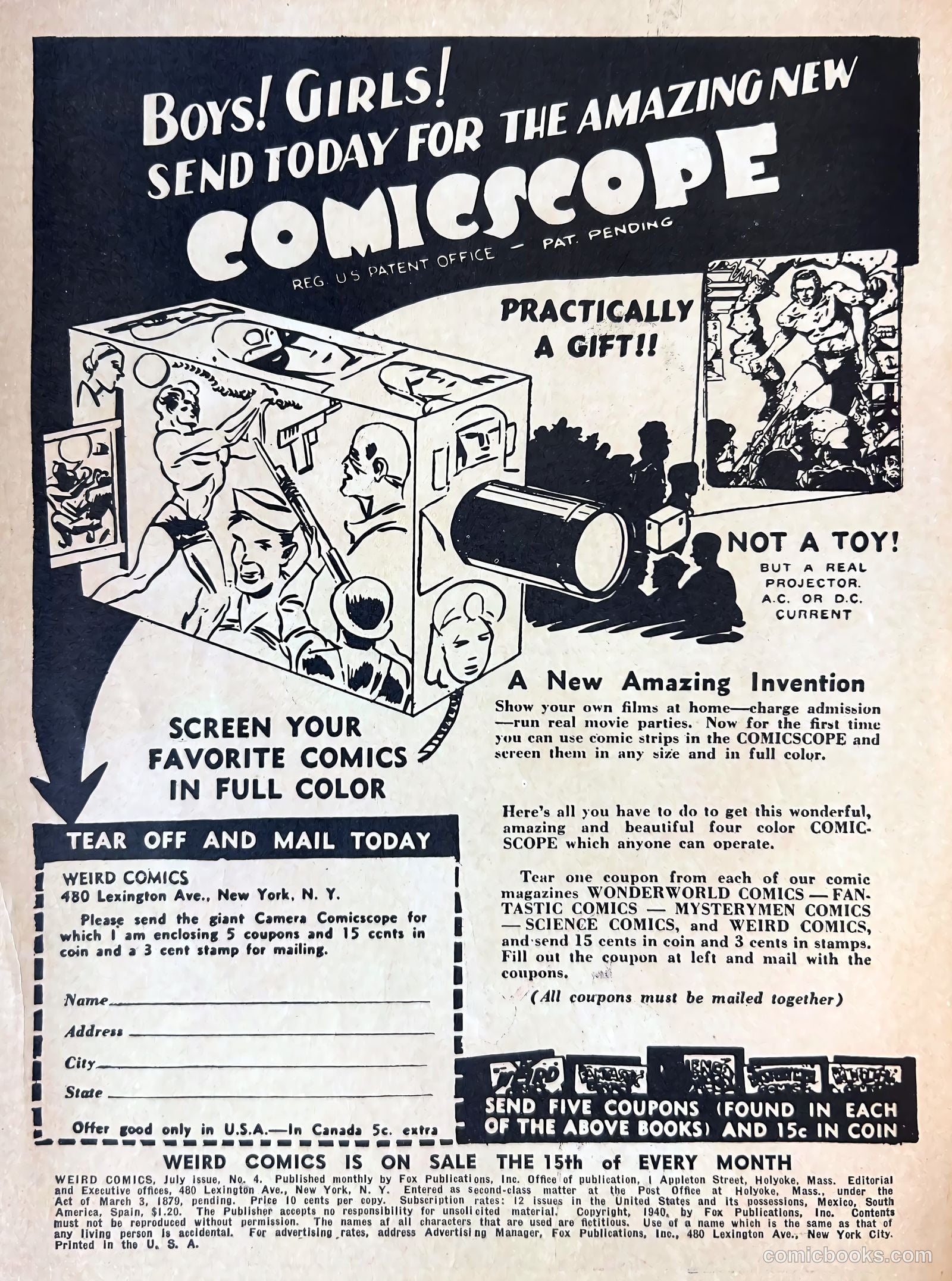 Weird Comics #4 — page 2 of 68