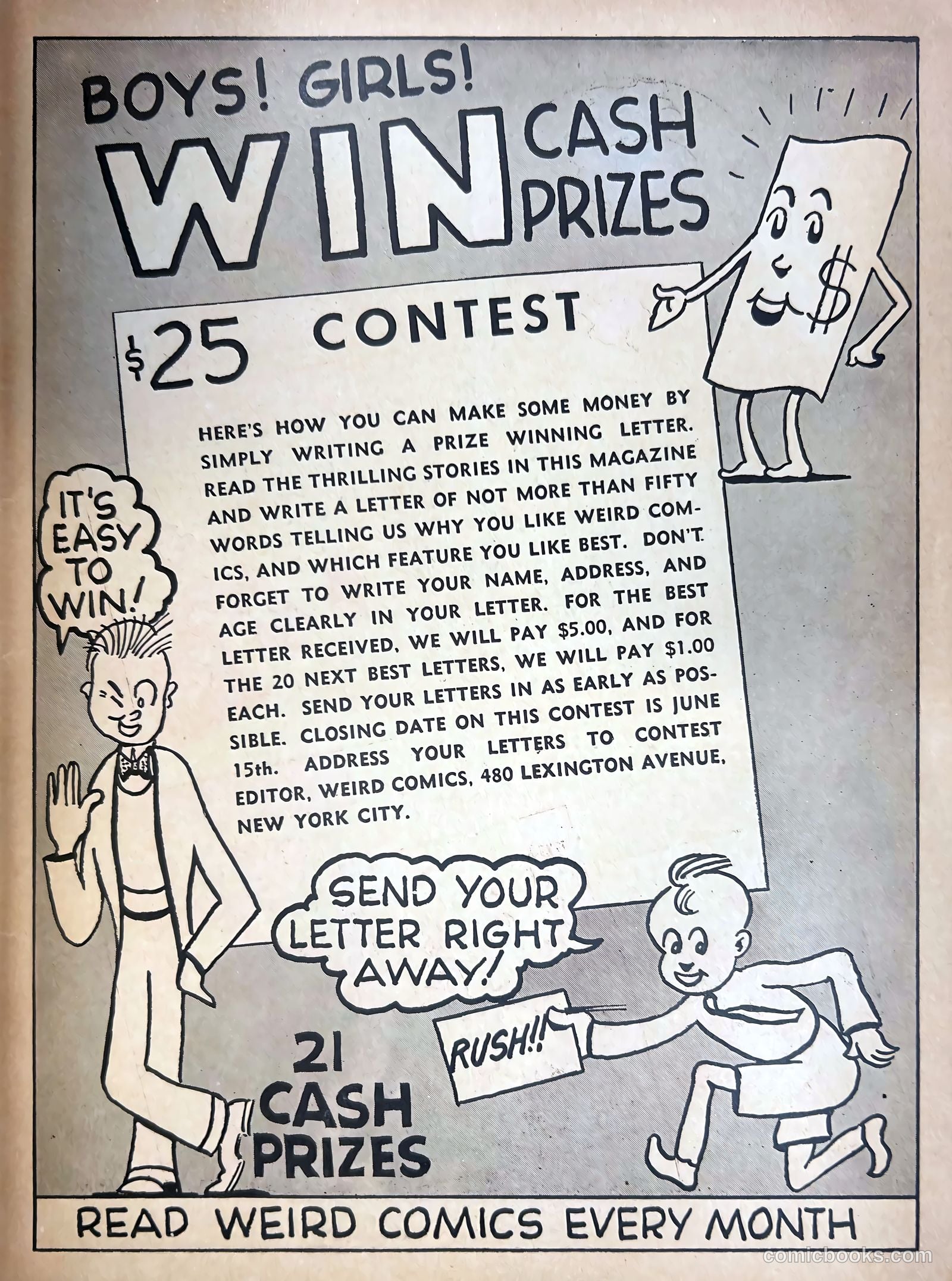 Weird Comics #4 — page 67 of 68
