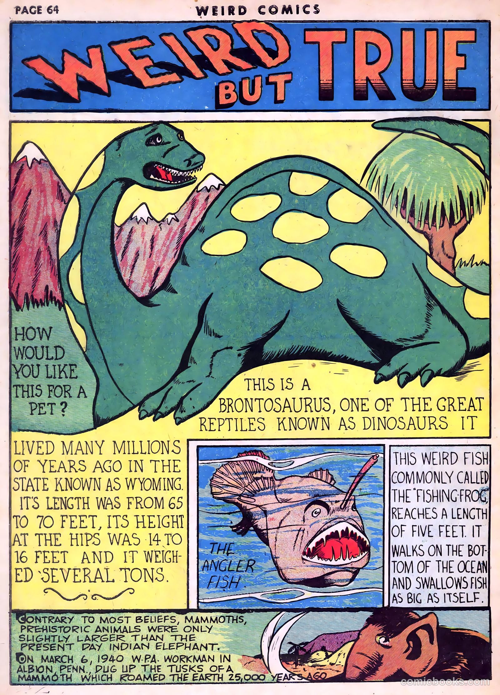 Weird Comics #5 — page 66 of 68