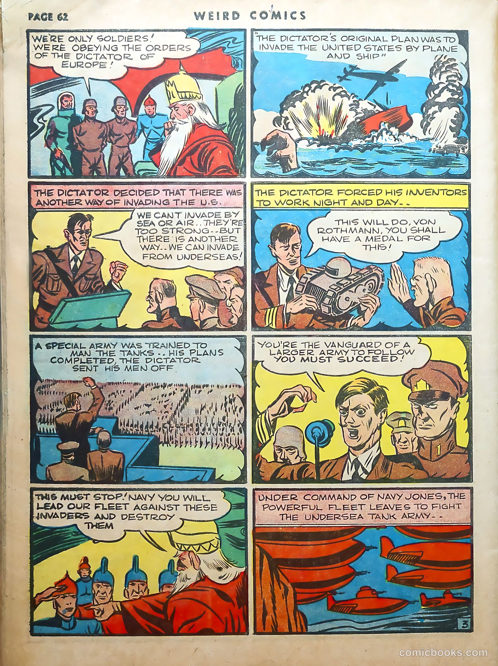 Weird Comics #8 — page 64 of 69