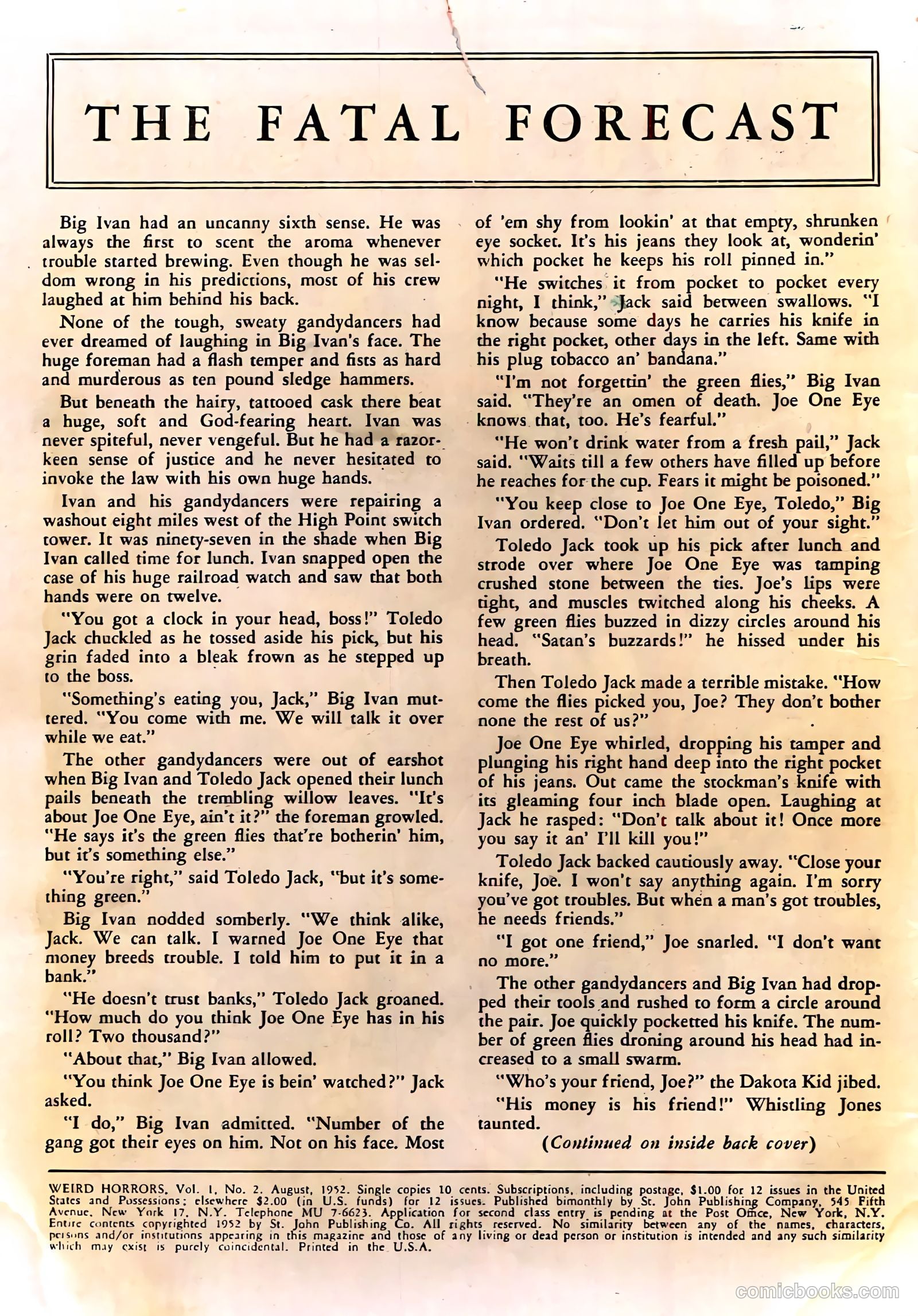 Weird Horrors #2 — page 2 of 36