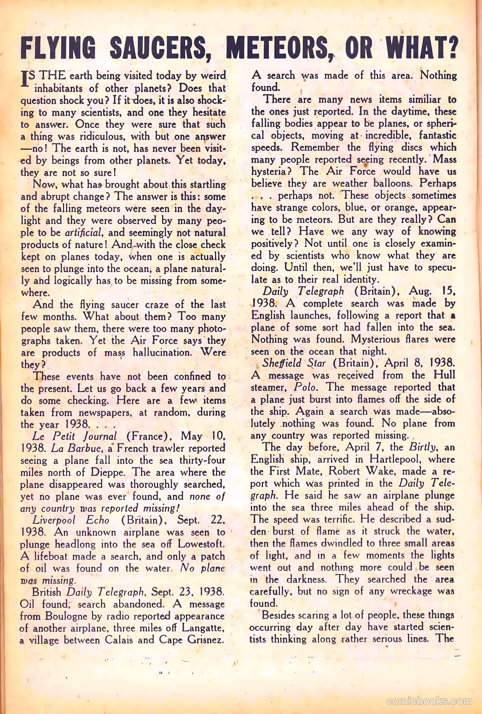 Weird Mysteries #6 — page 20 of 36