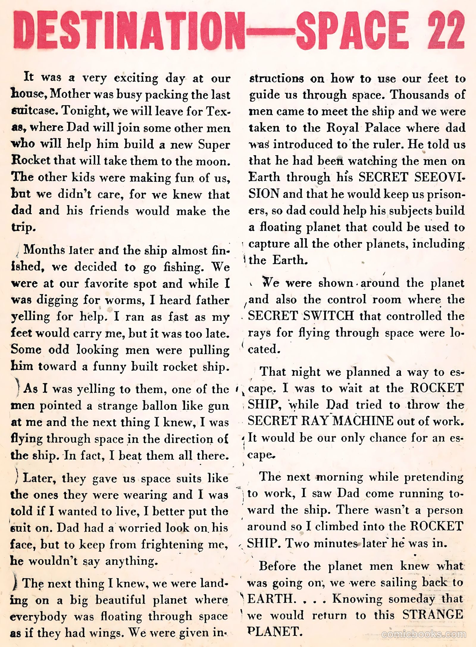 Weird Tales of the Future #1 — page 16 of 36