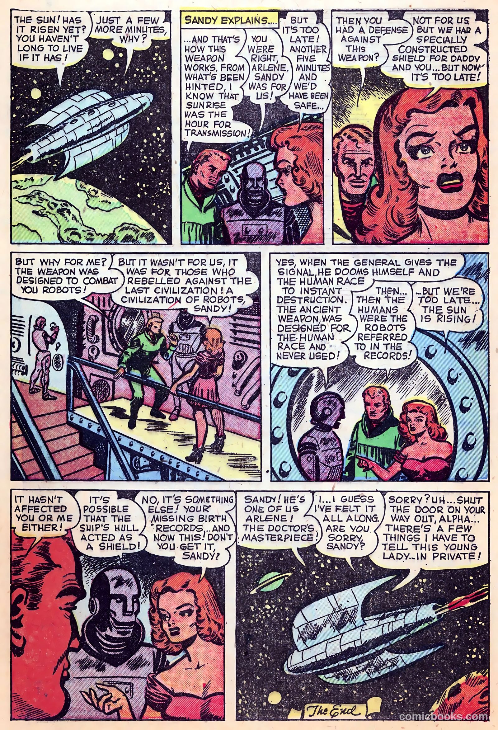 Weird Tales of the Future #1 — page 32 of 36