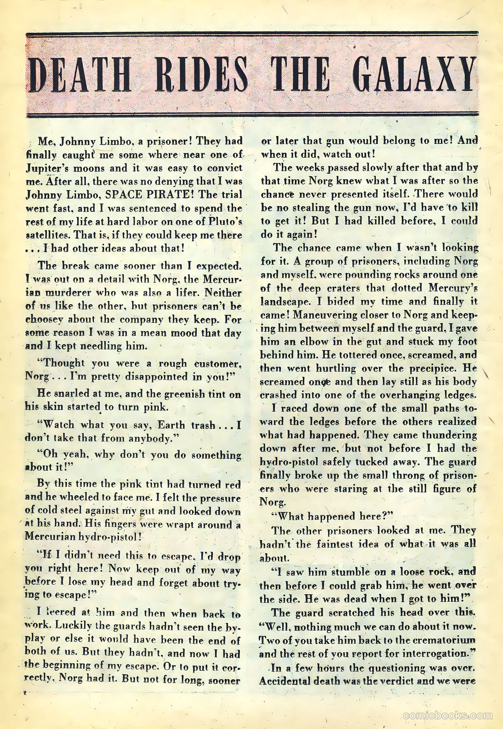 Weird Tales of the Future #6 — page 18 of 36