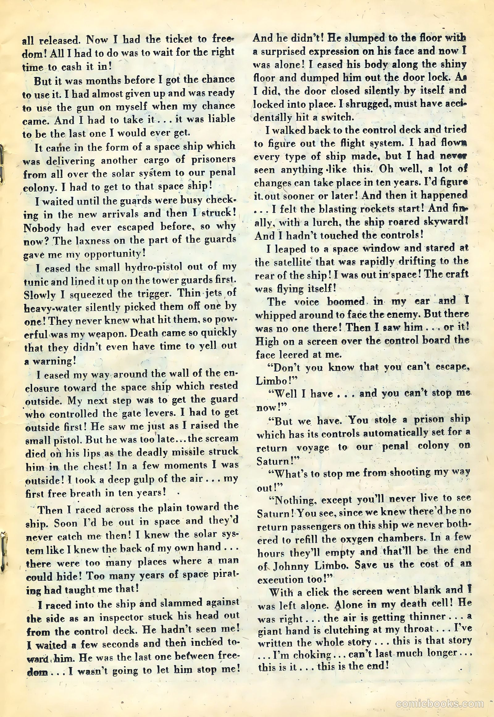 Weird Tales of the Future #6 — page 19 of 36