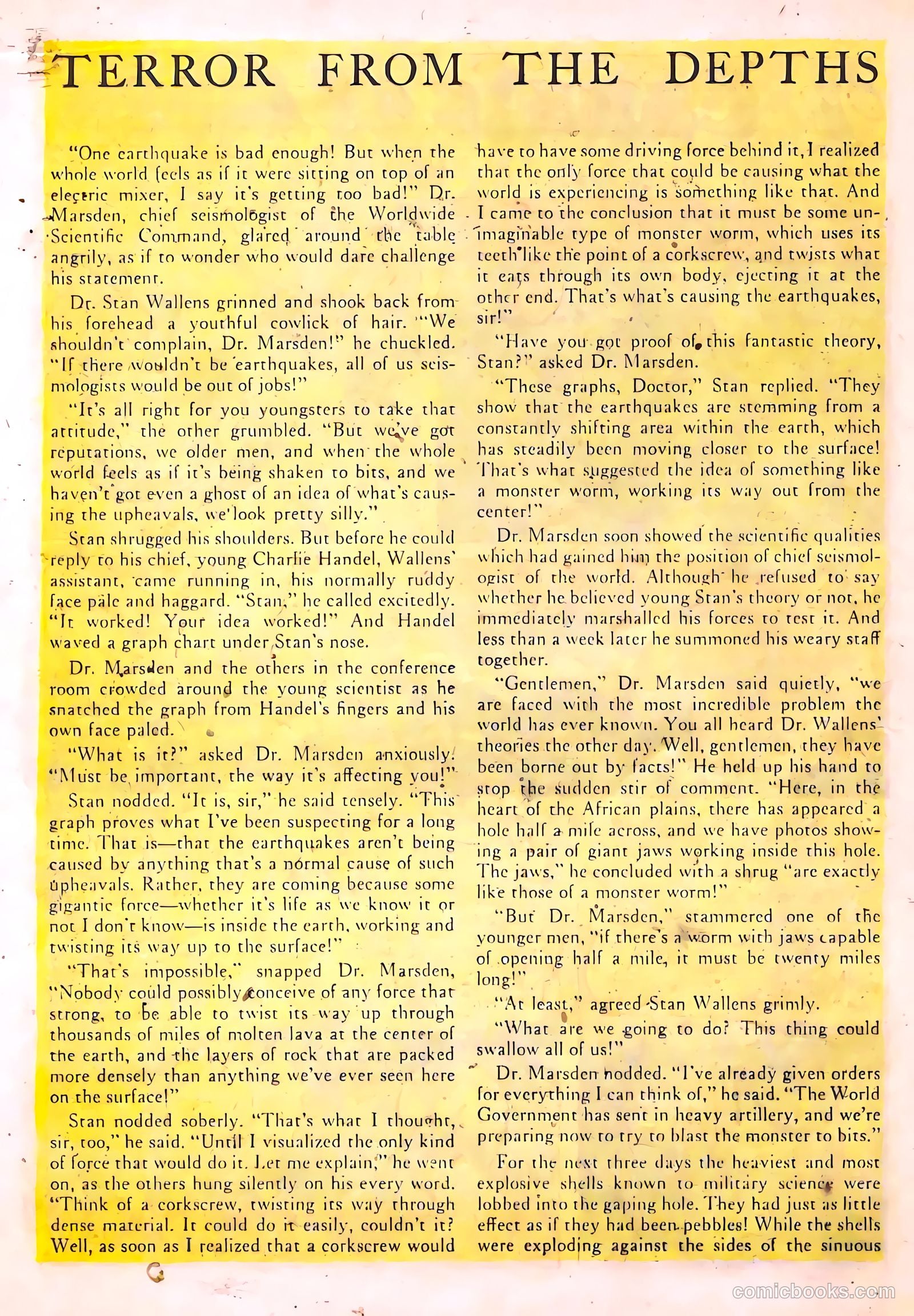 Weird Thrillers #1 — page 20 of 36