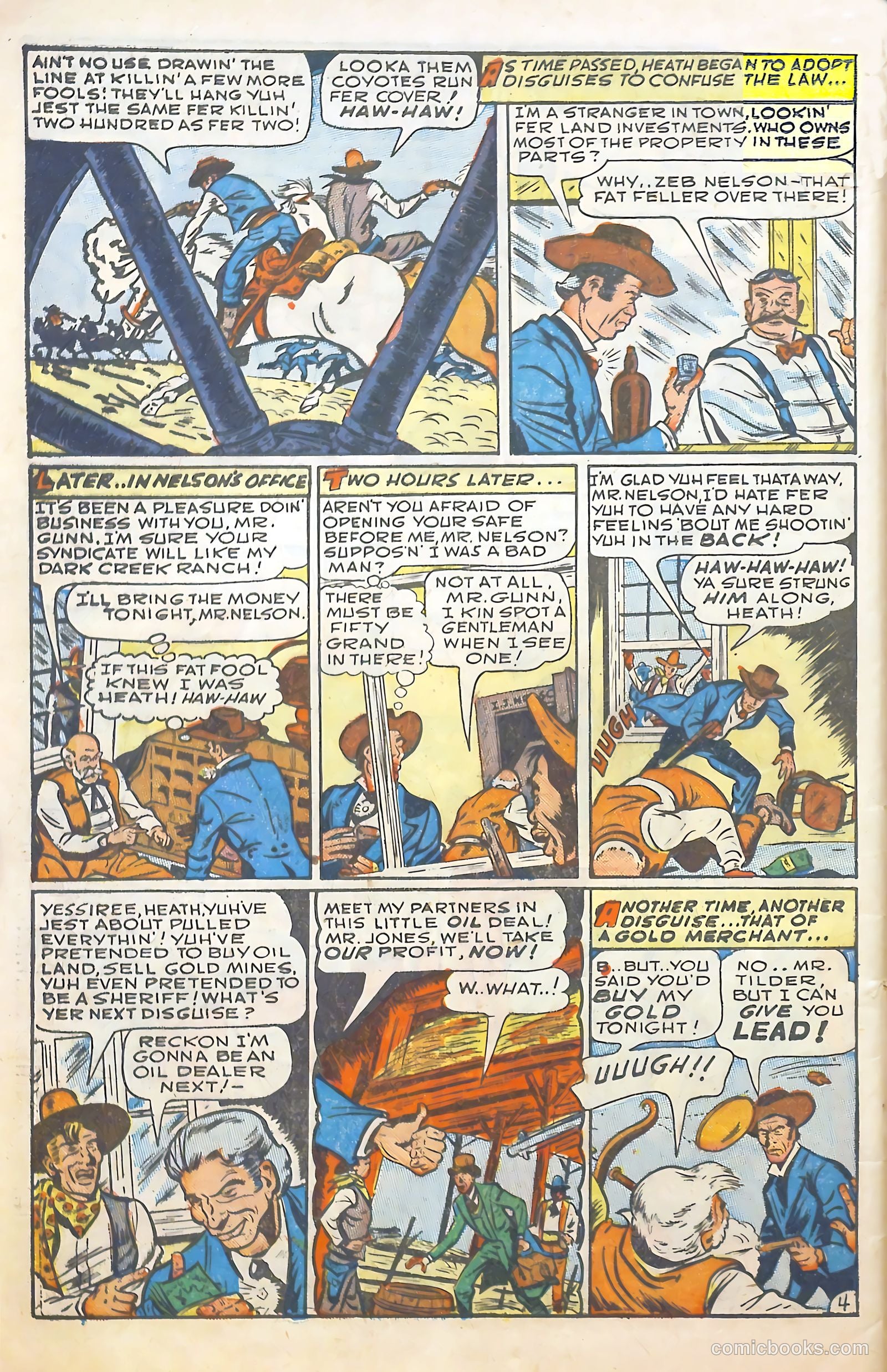 Western Adventures #4 — page 32 of 36