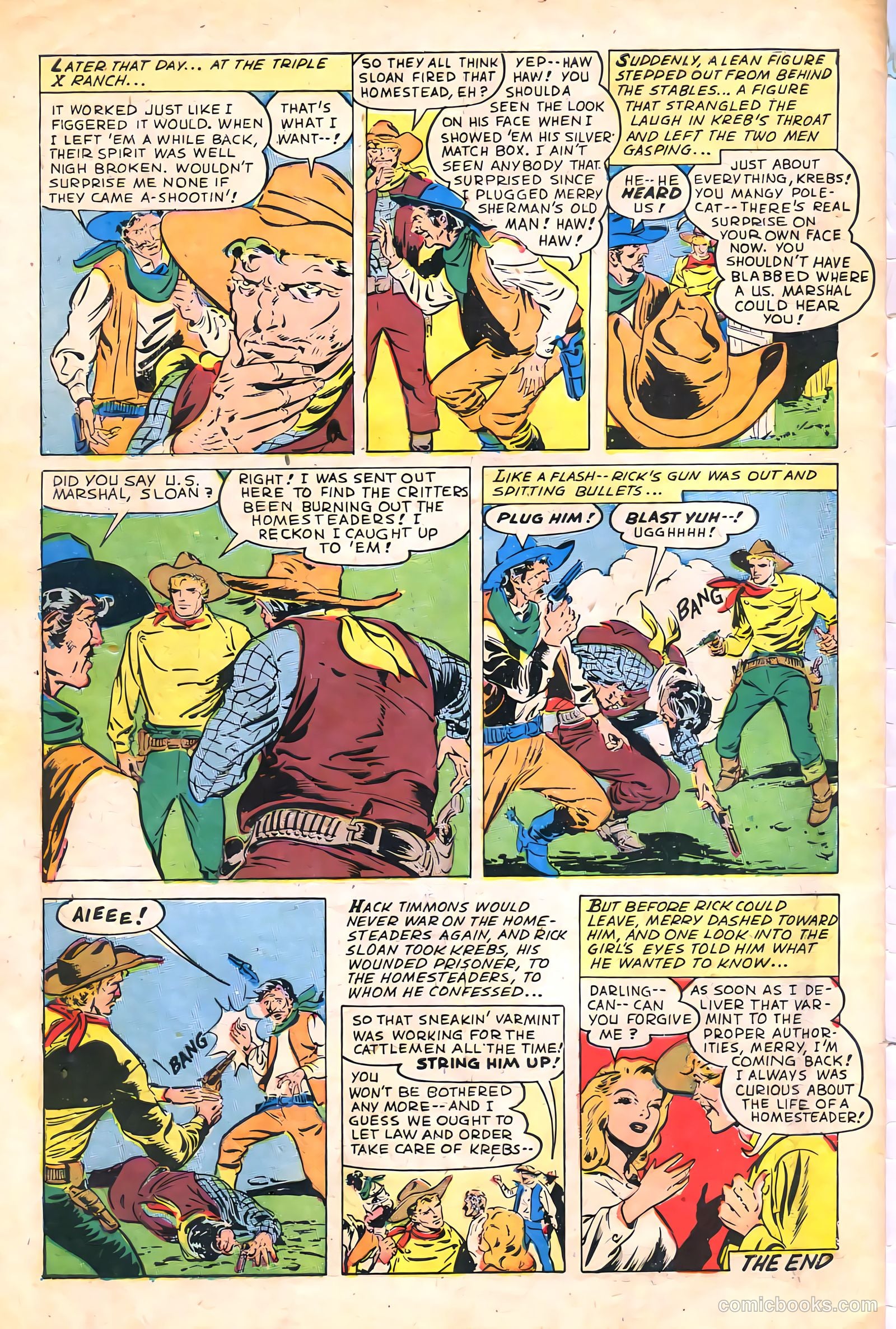 Western Adventures #6 — page 34 of 36