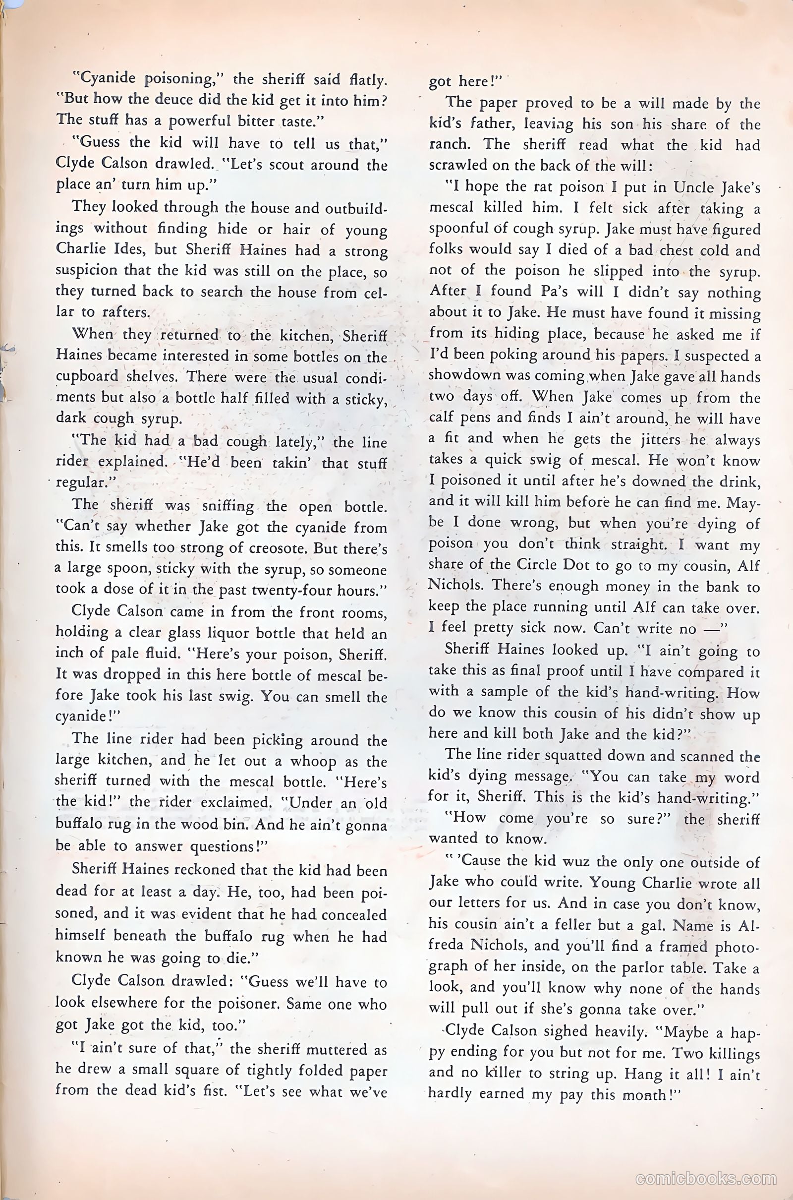 Western Bandit Trails #3 — page 35 of 36