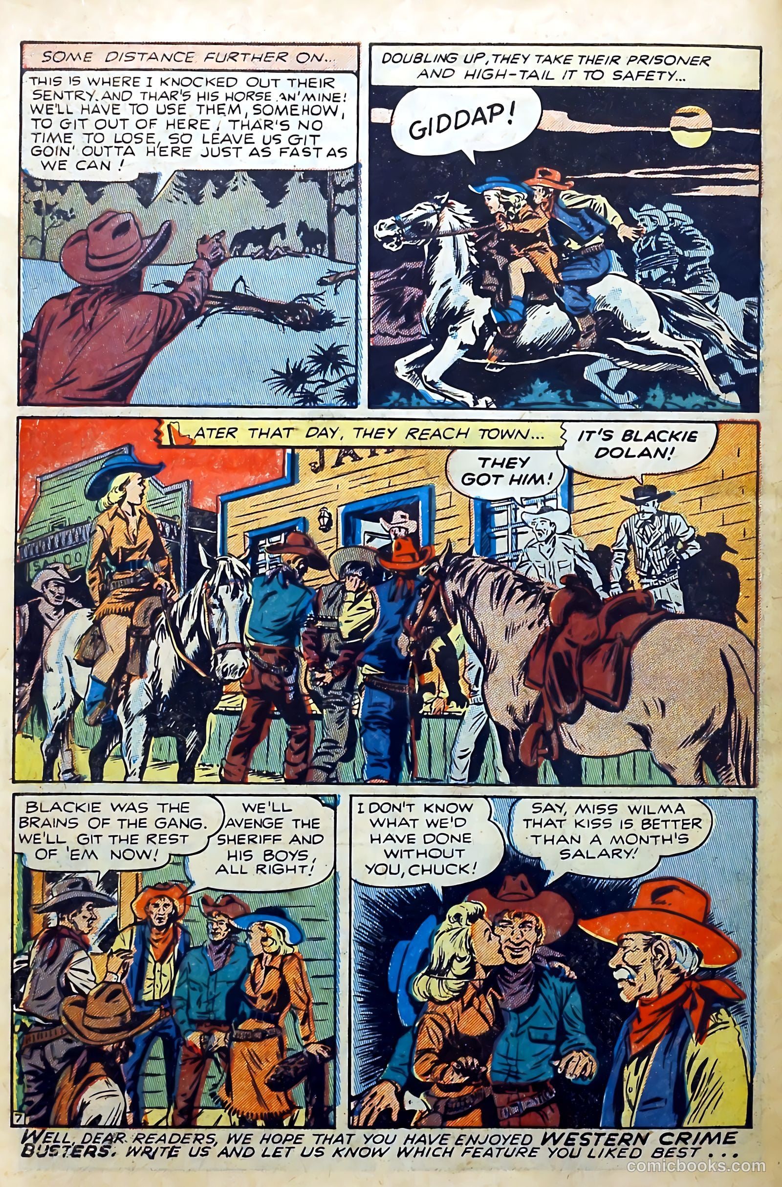 Western Crime Busters #4 — page 34 of 36