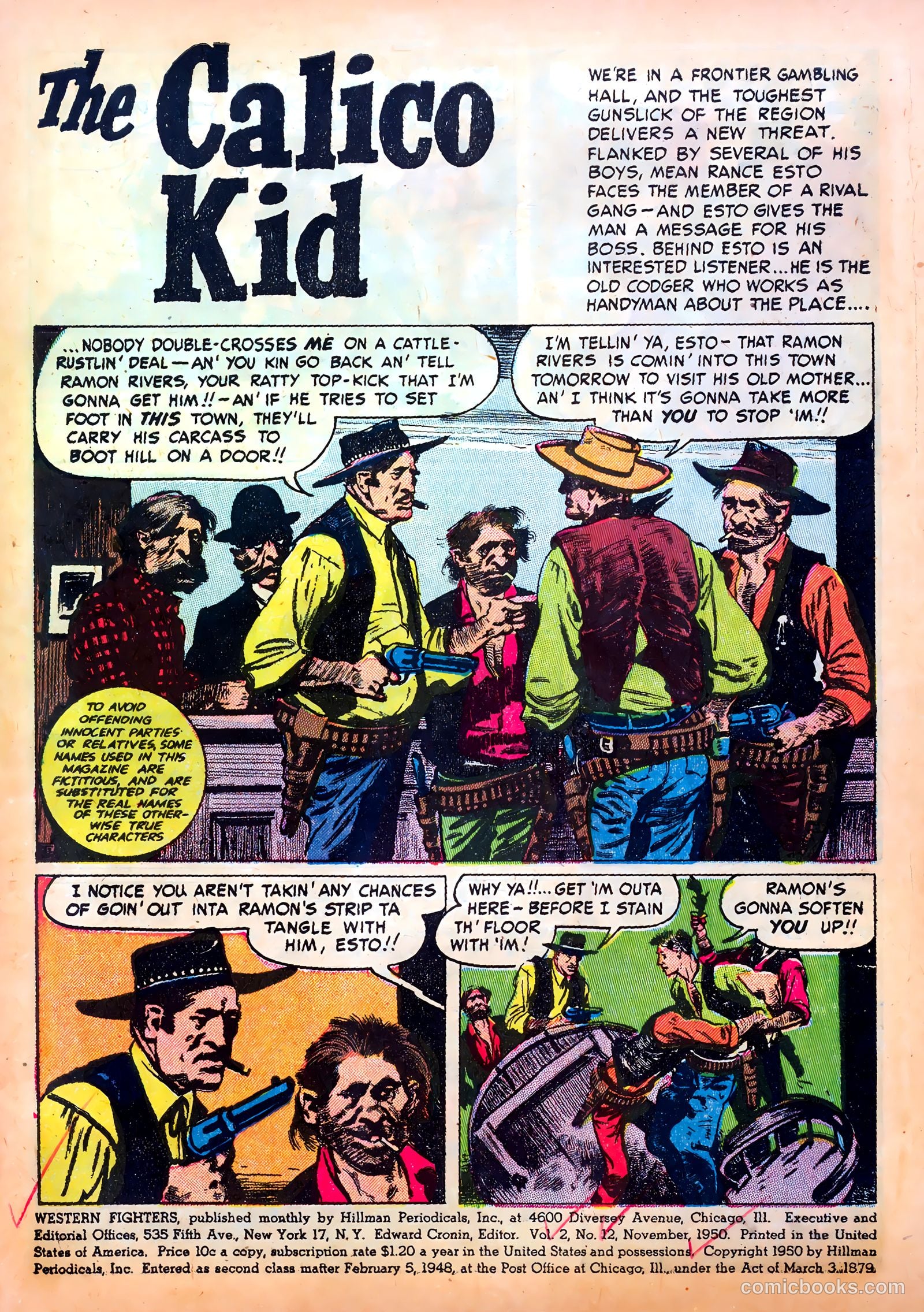 Western Fighters #12 — page 3 of 52
