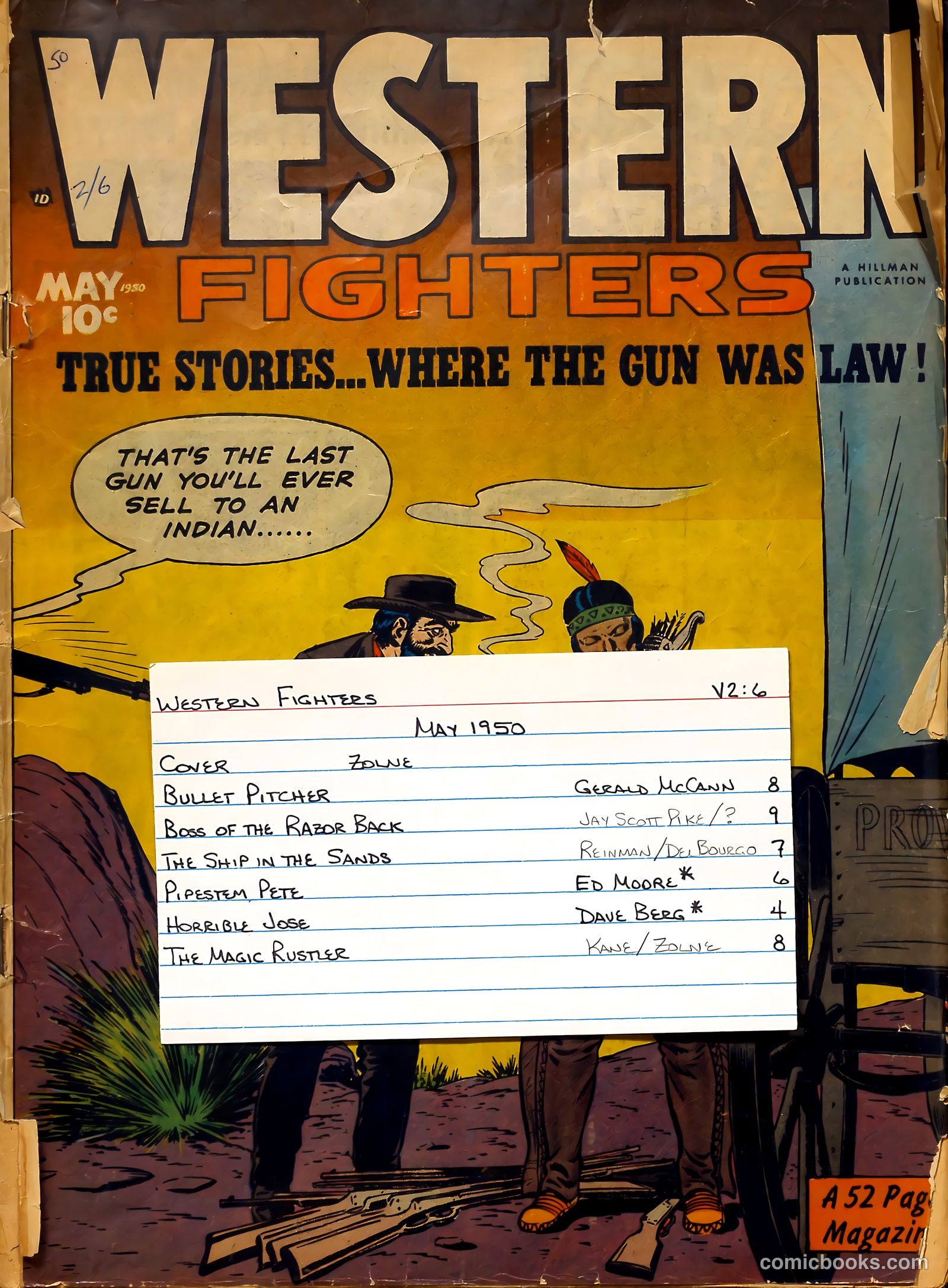 Western Fighters #6 — page 53 of 53