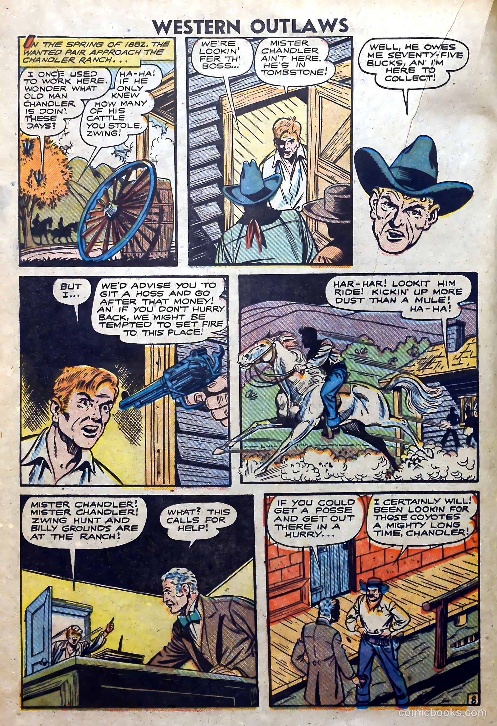 Western Outlaws #17 — page 20 of 36
