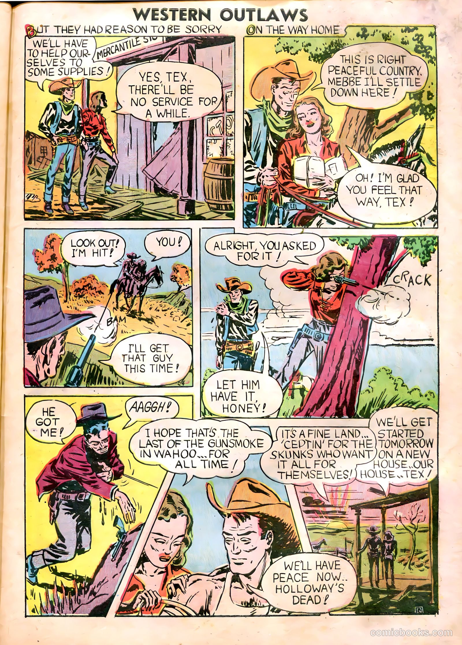 Western Outlaws #18 — page 34 of 37
