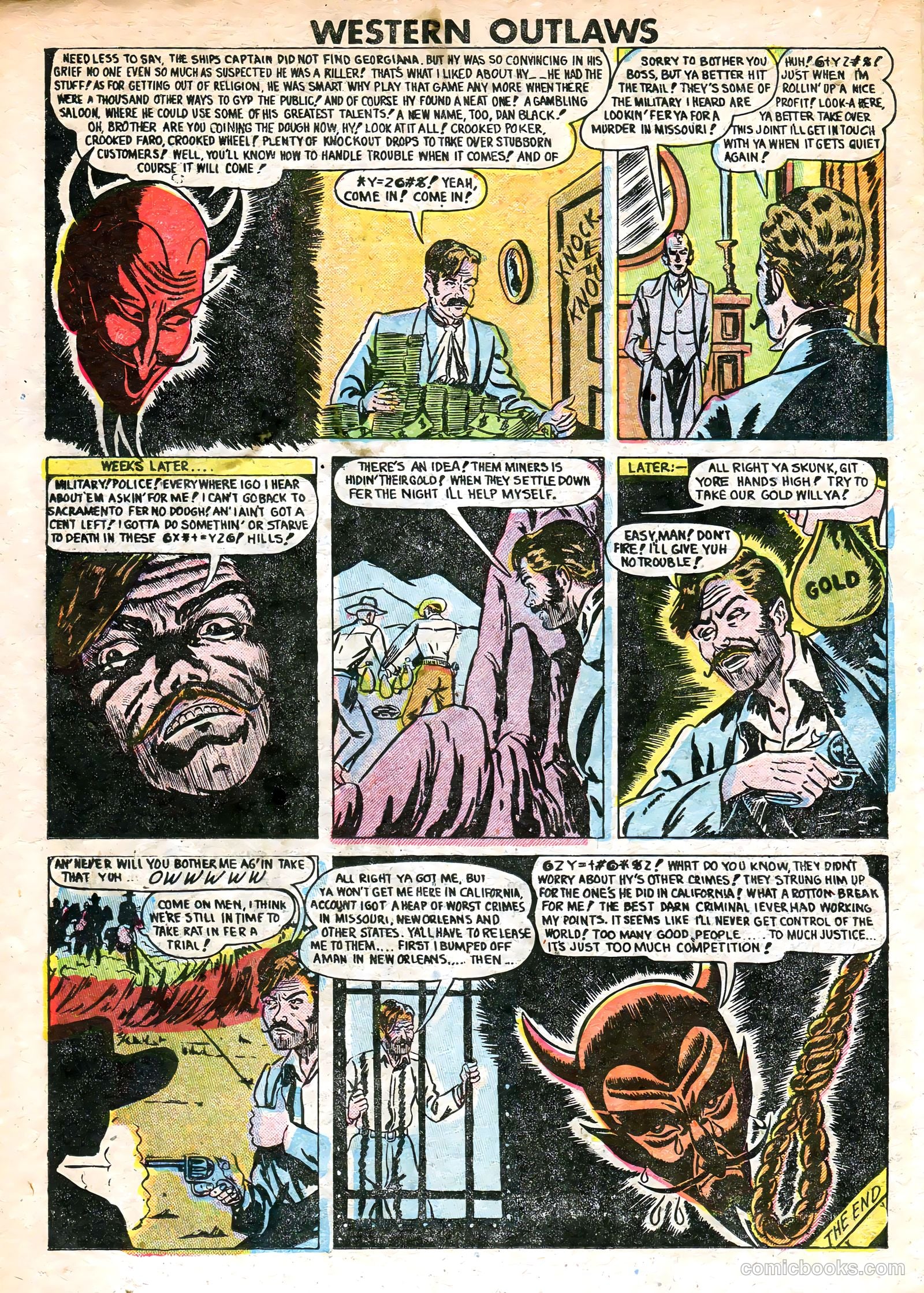 Western Outlaws #19 — page 22 of 36