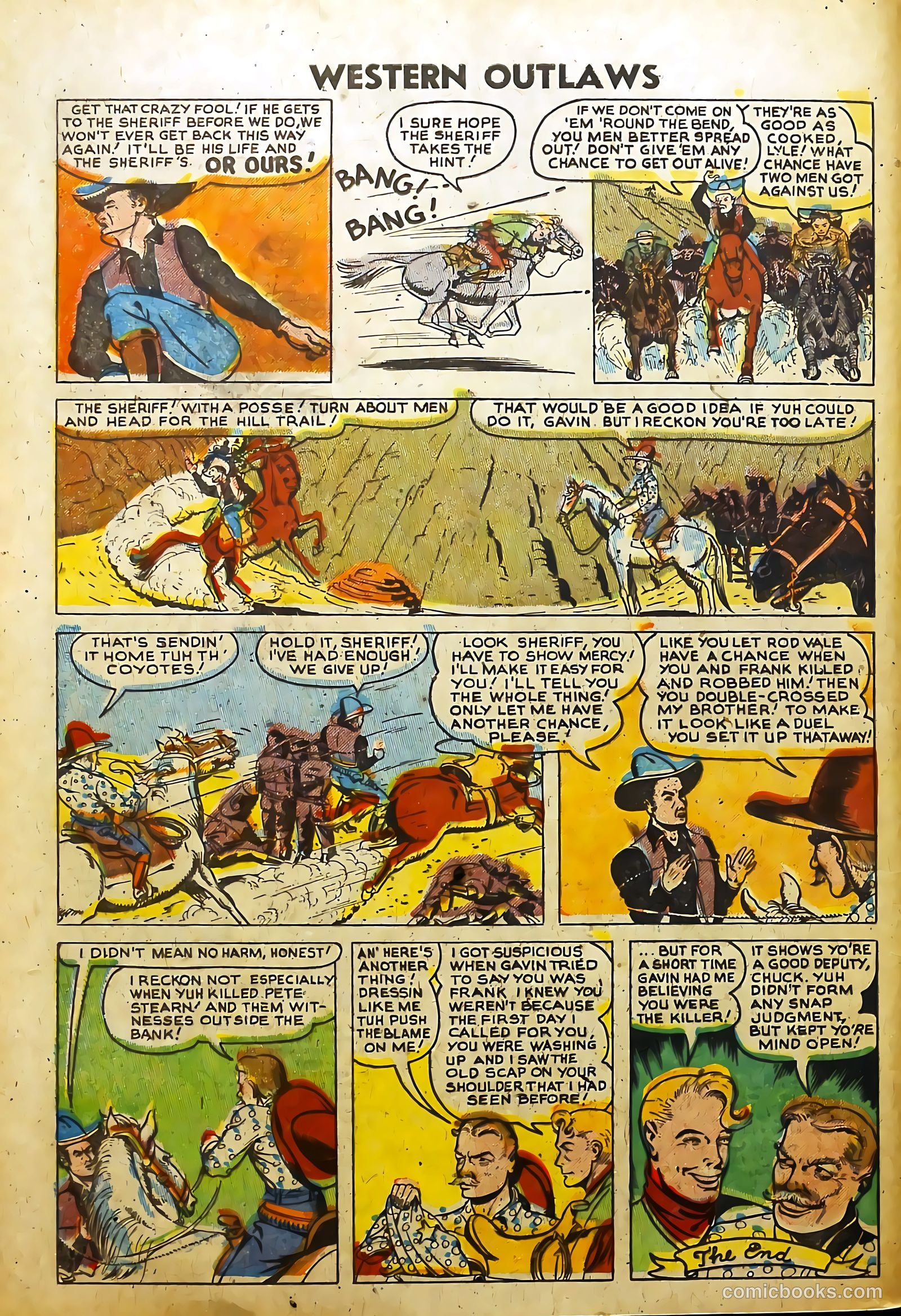 Western Outlaws #20 — page 32 of 37