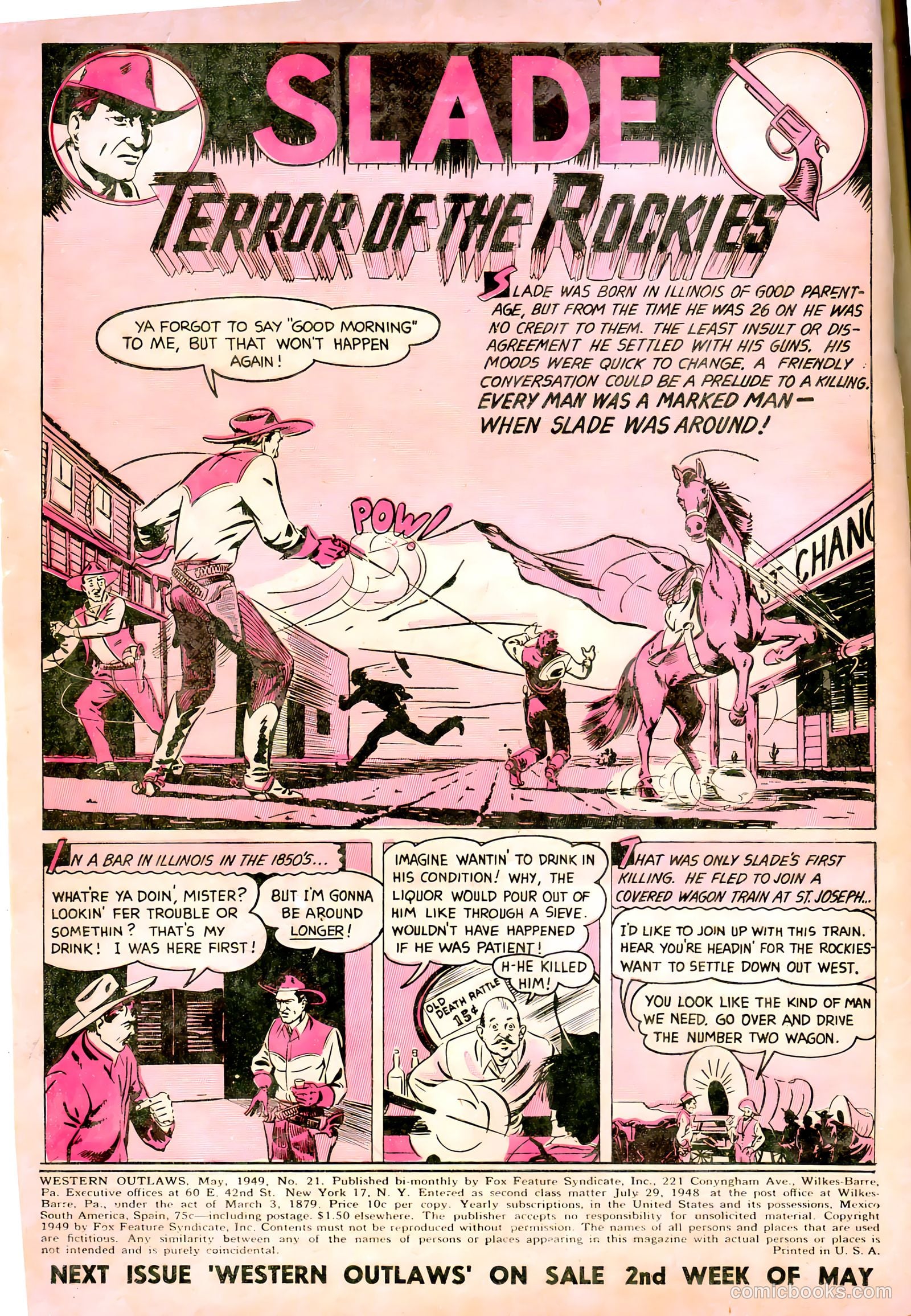 Western Outlaws #21 — page 2 of 36
