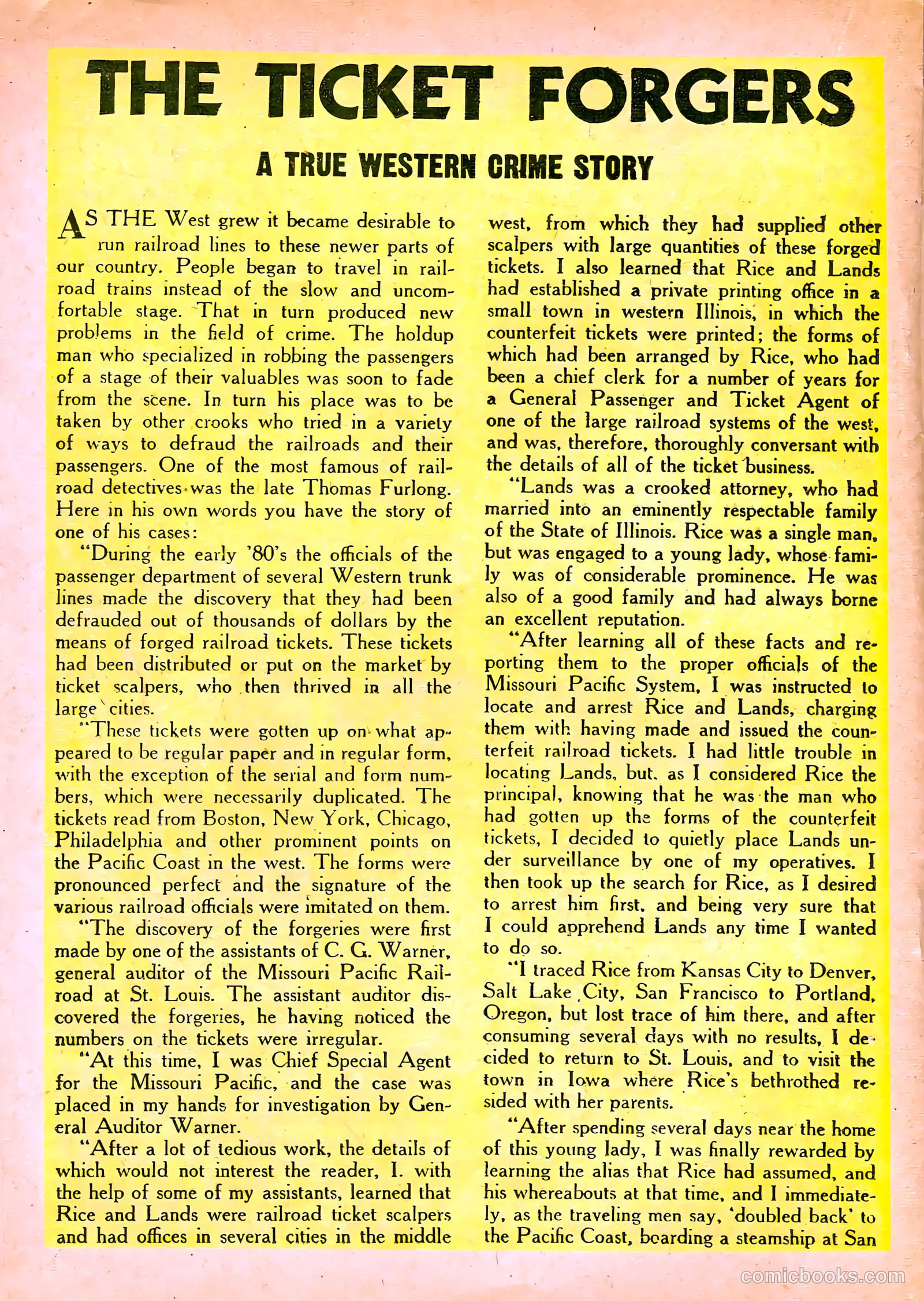 Western Outlaws #21 — page 20 of 36