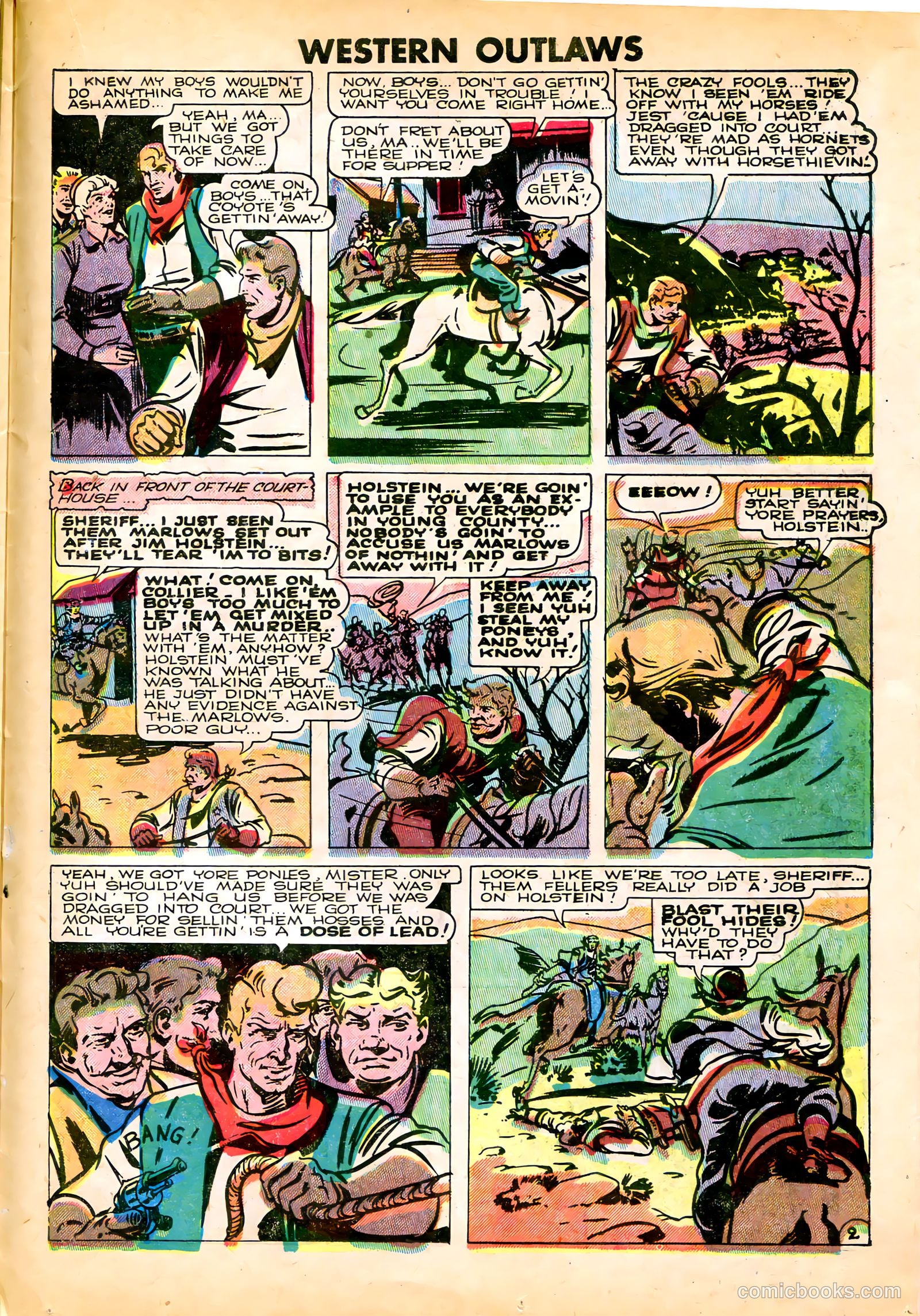 Western Outlaws #21 — page 23 of 36