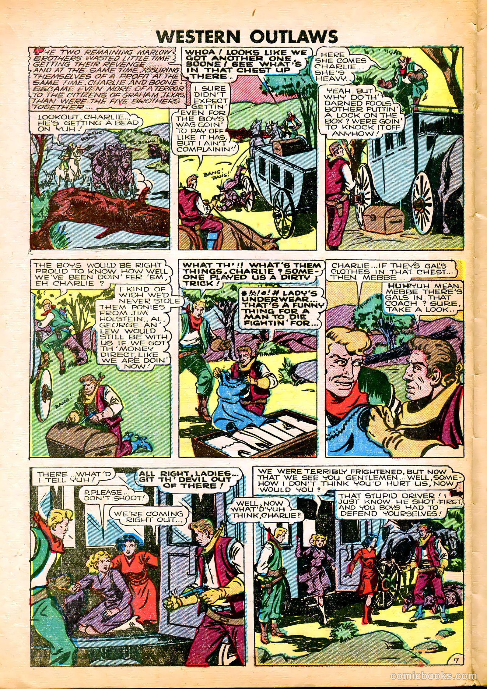 Western Outlaws #21 — page 28 of 36