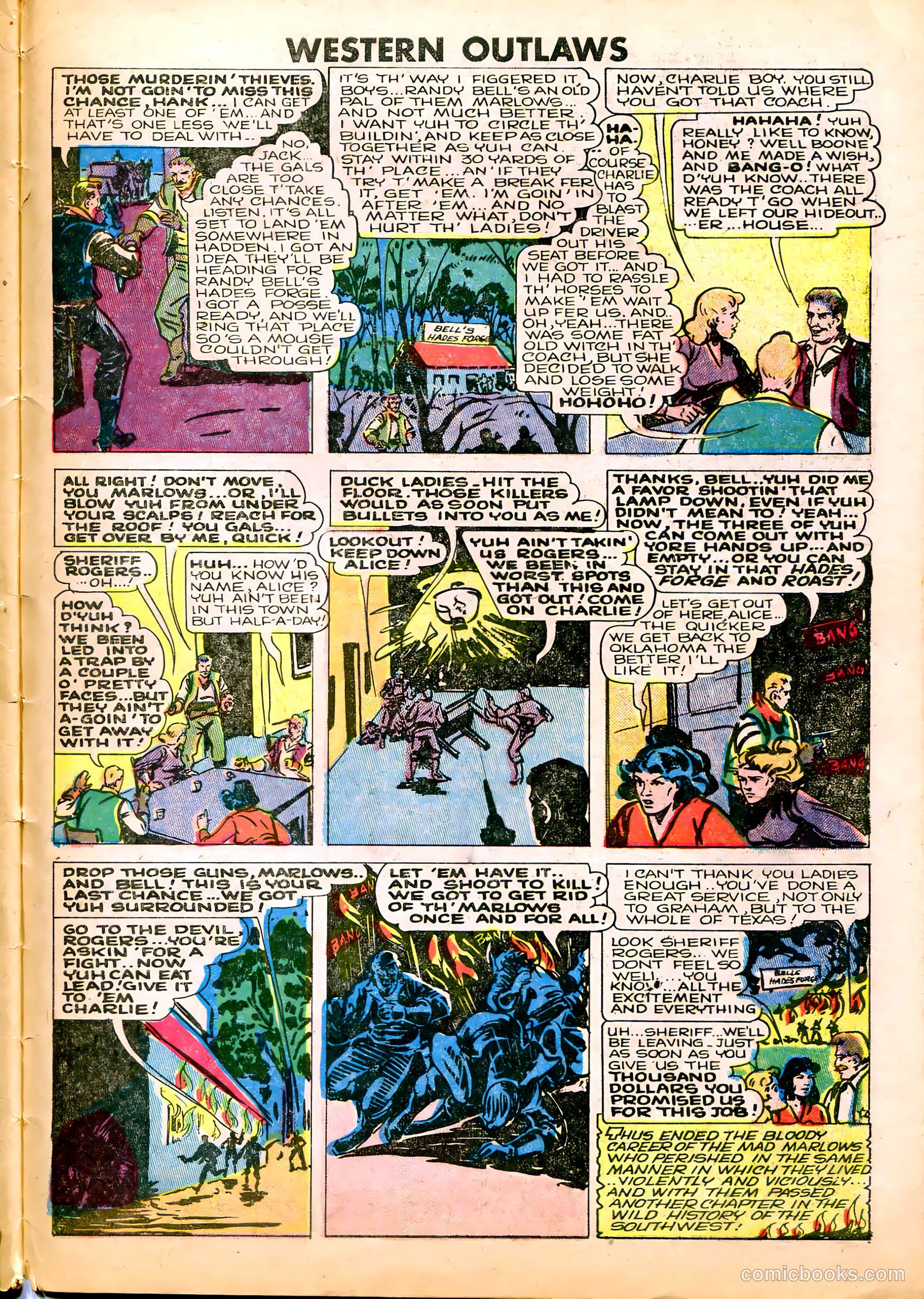 Western Outlaws #21 — page 31 of 36