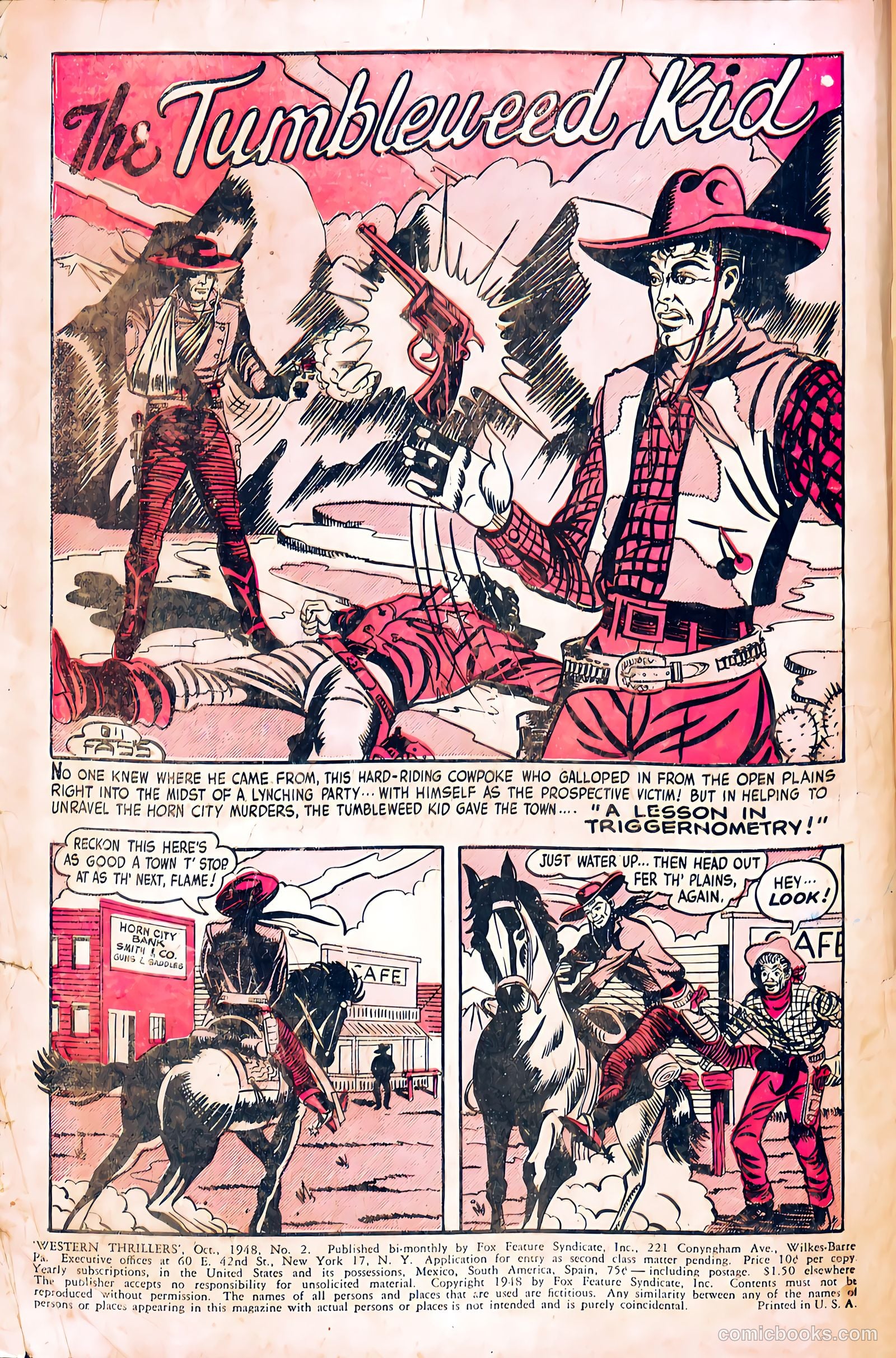 Western Thrillers #2 — page 2 of 36