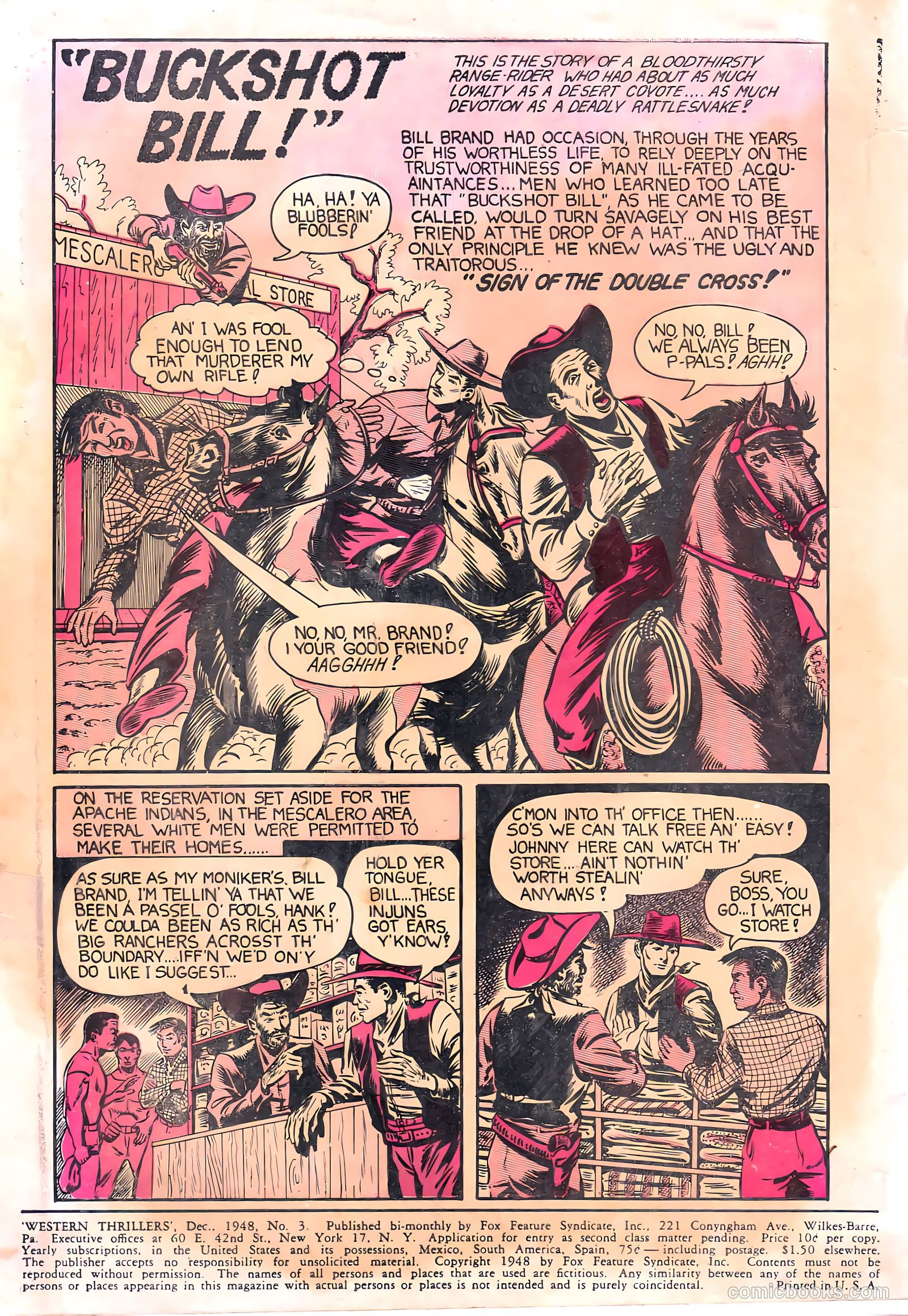 Western Thrillers #3 — page 2 of 36