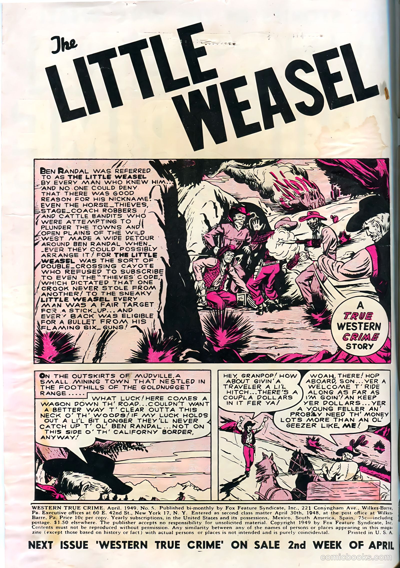 Western True Crime #5 — page 2 of 36