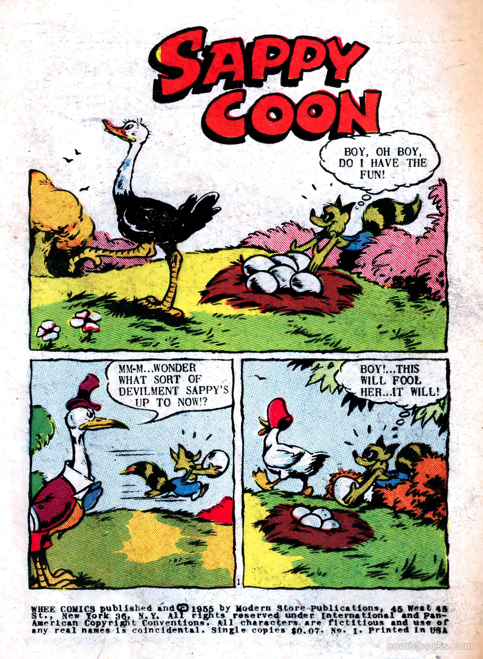 Whee Comics #1 — page 3 of 36