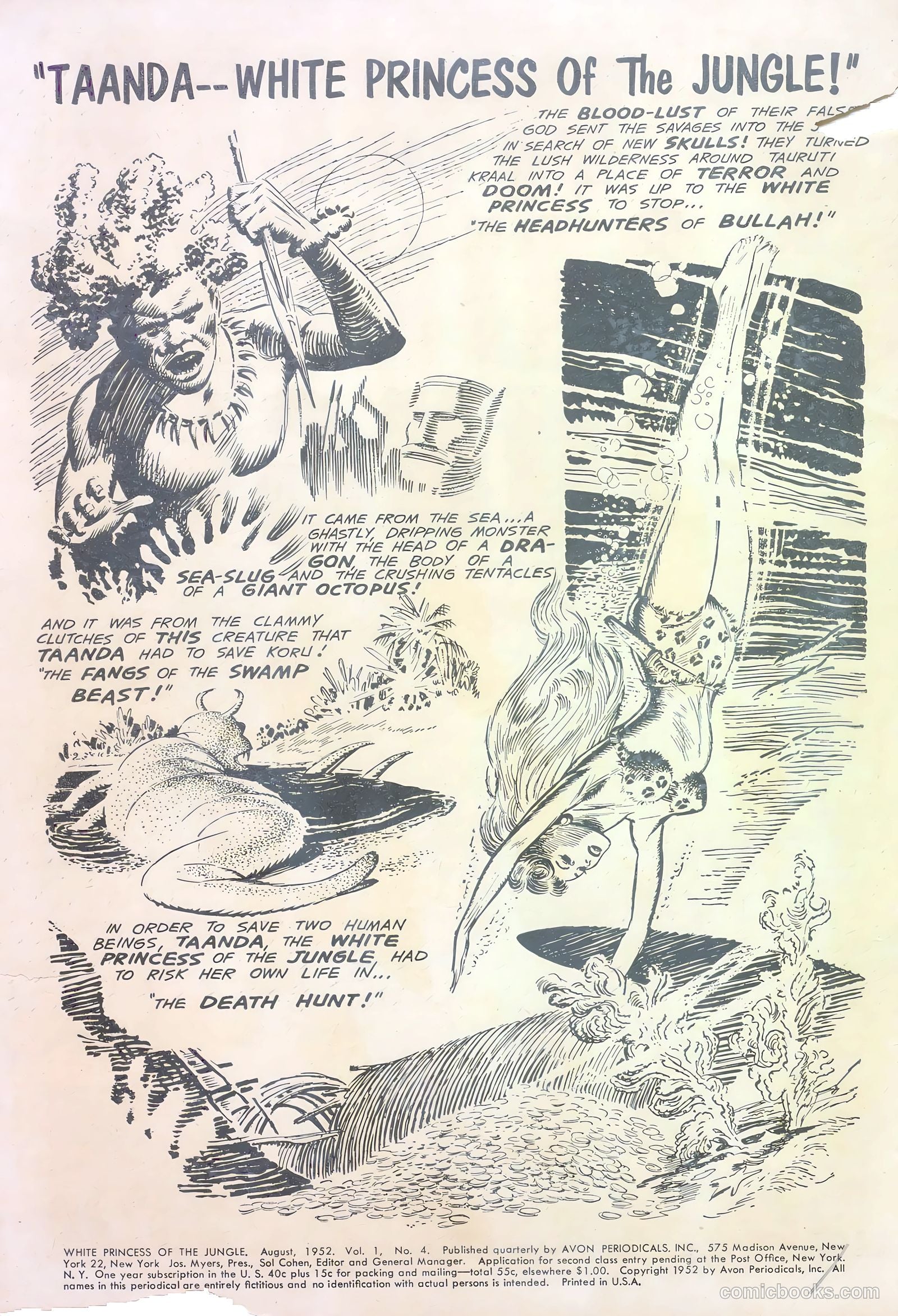 White Princess of the Jungle #4 — page 2 of 36