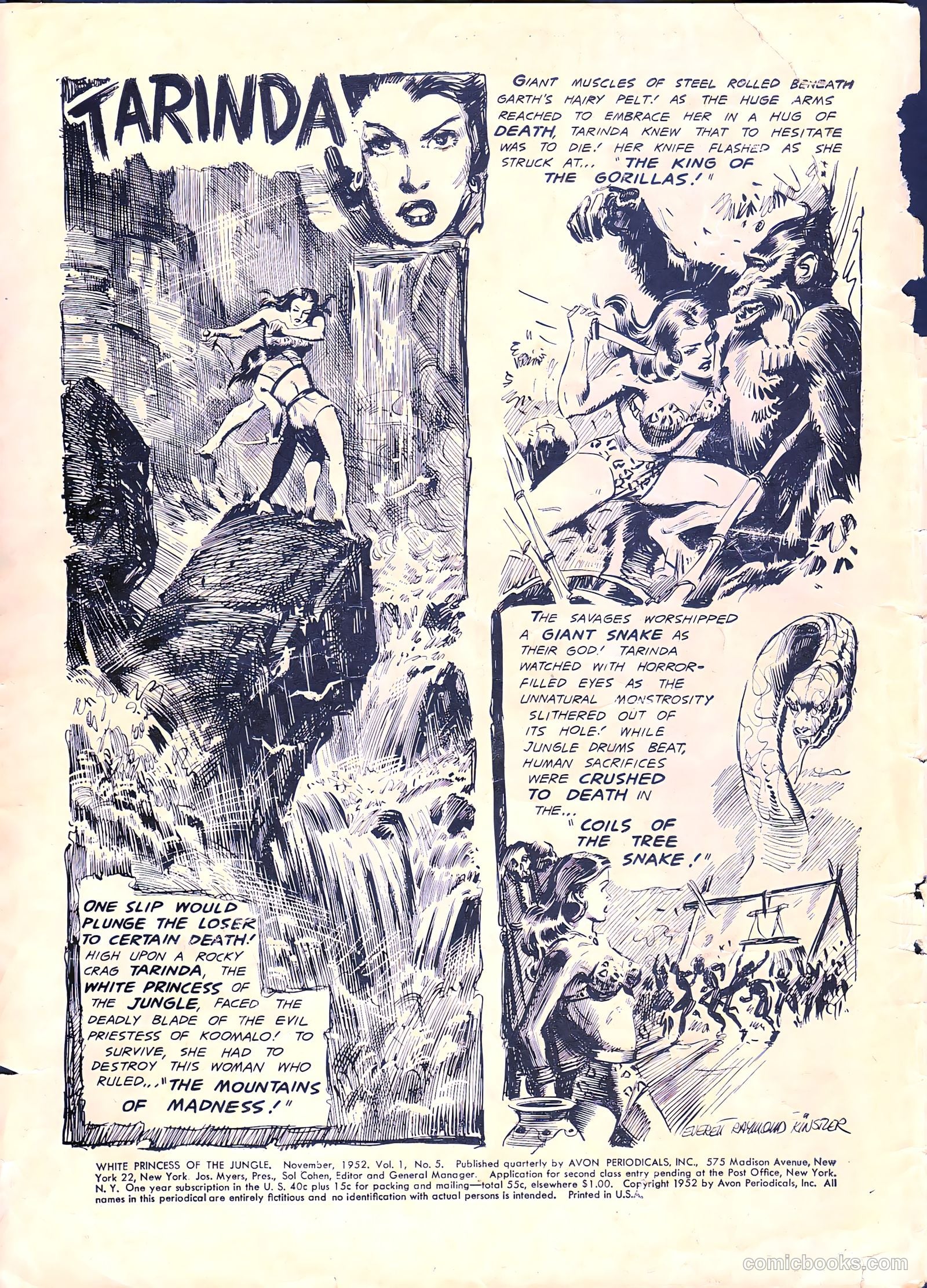 White Princess of the Jungle #5 — page 2 of 37
