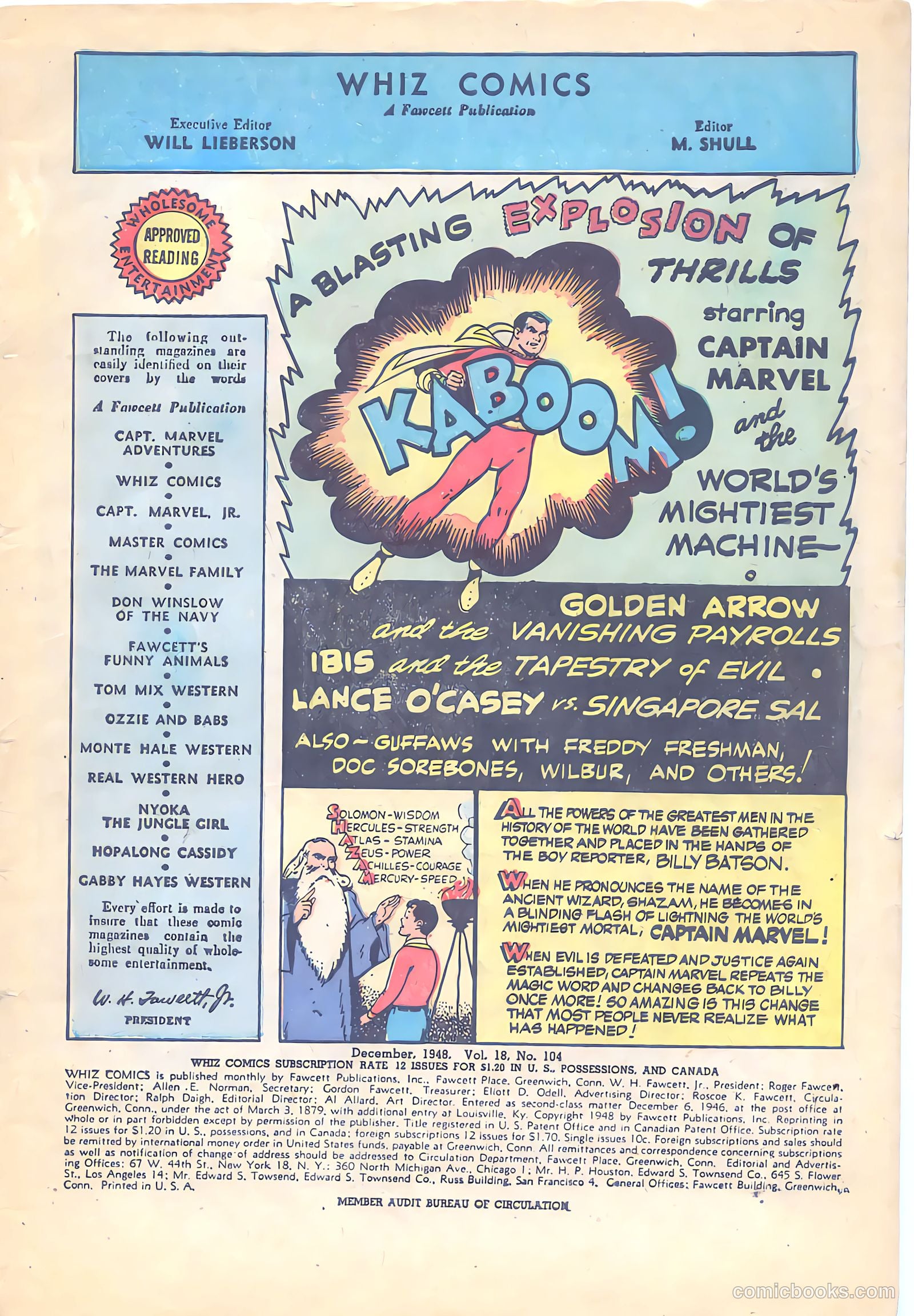 Whiz Comics #104 — page 3 of 52